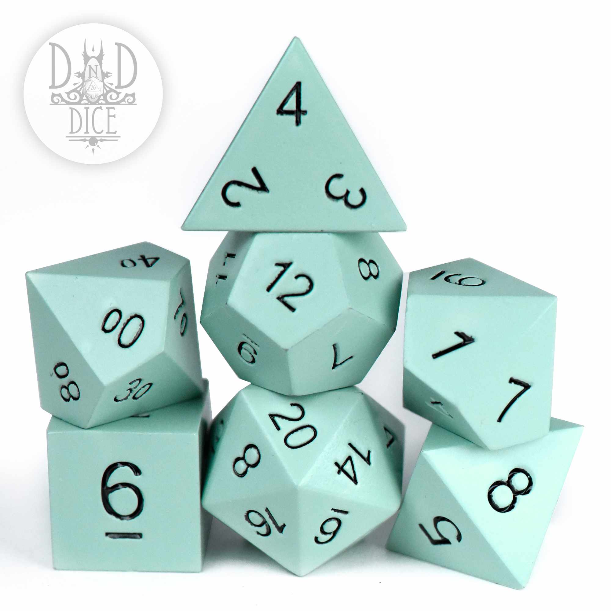 Synth Lab Metal Dice Set