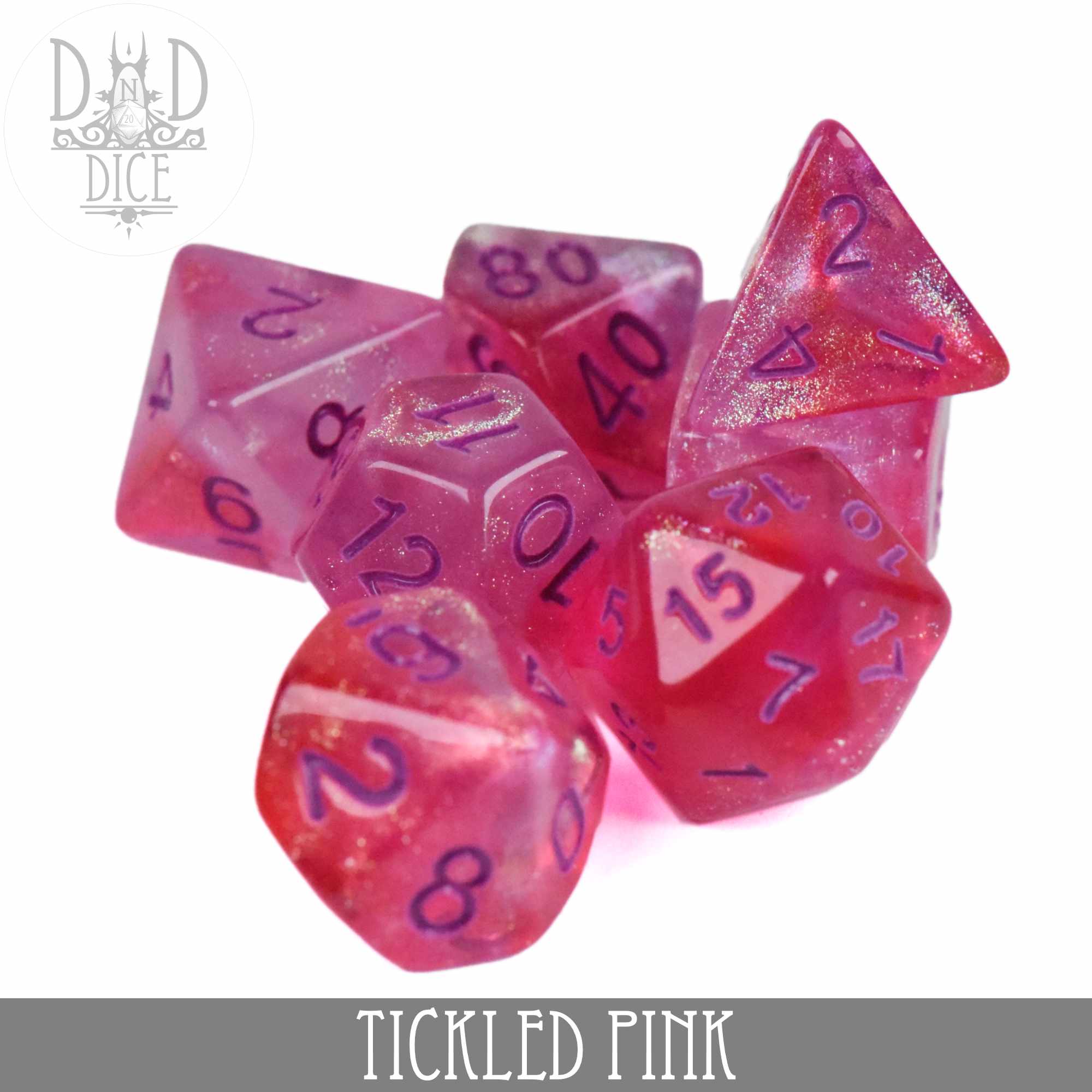 Tickled Pink Dice Set