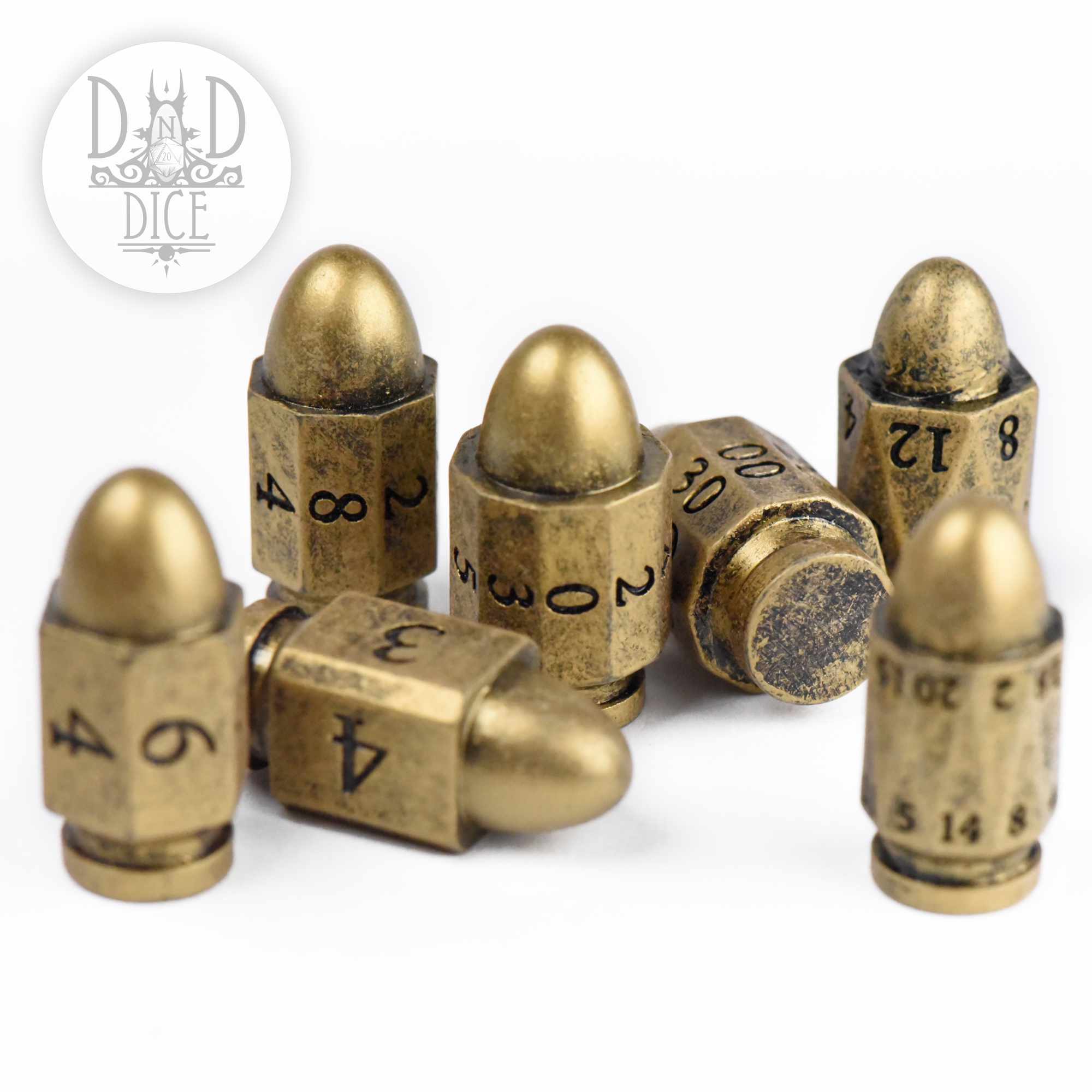 Top Brass Dice Set