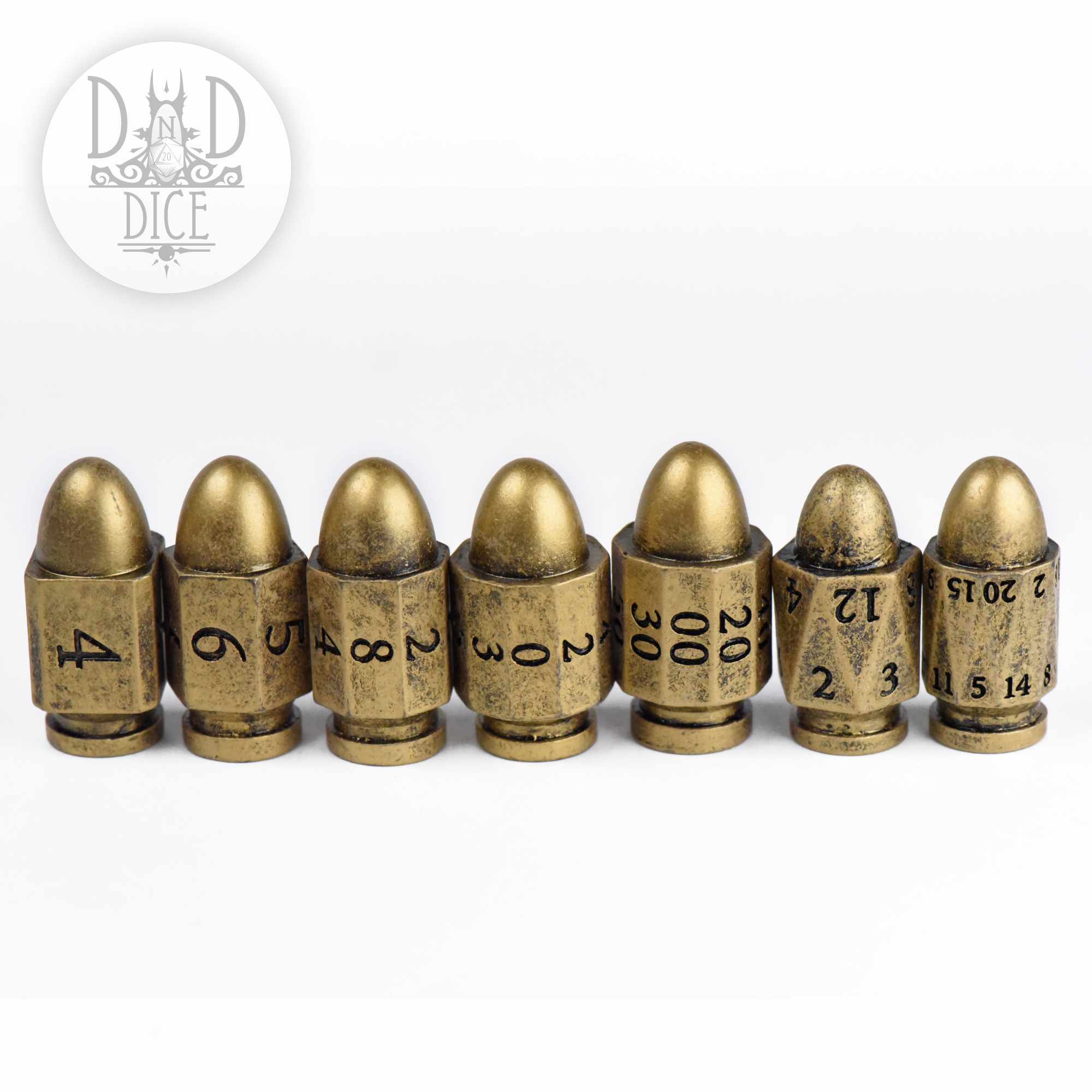 Top Brass Dice Set