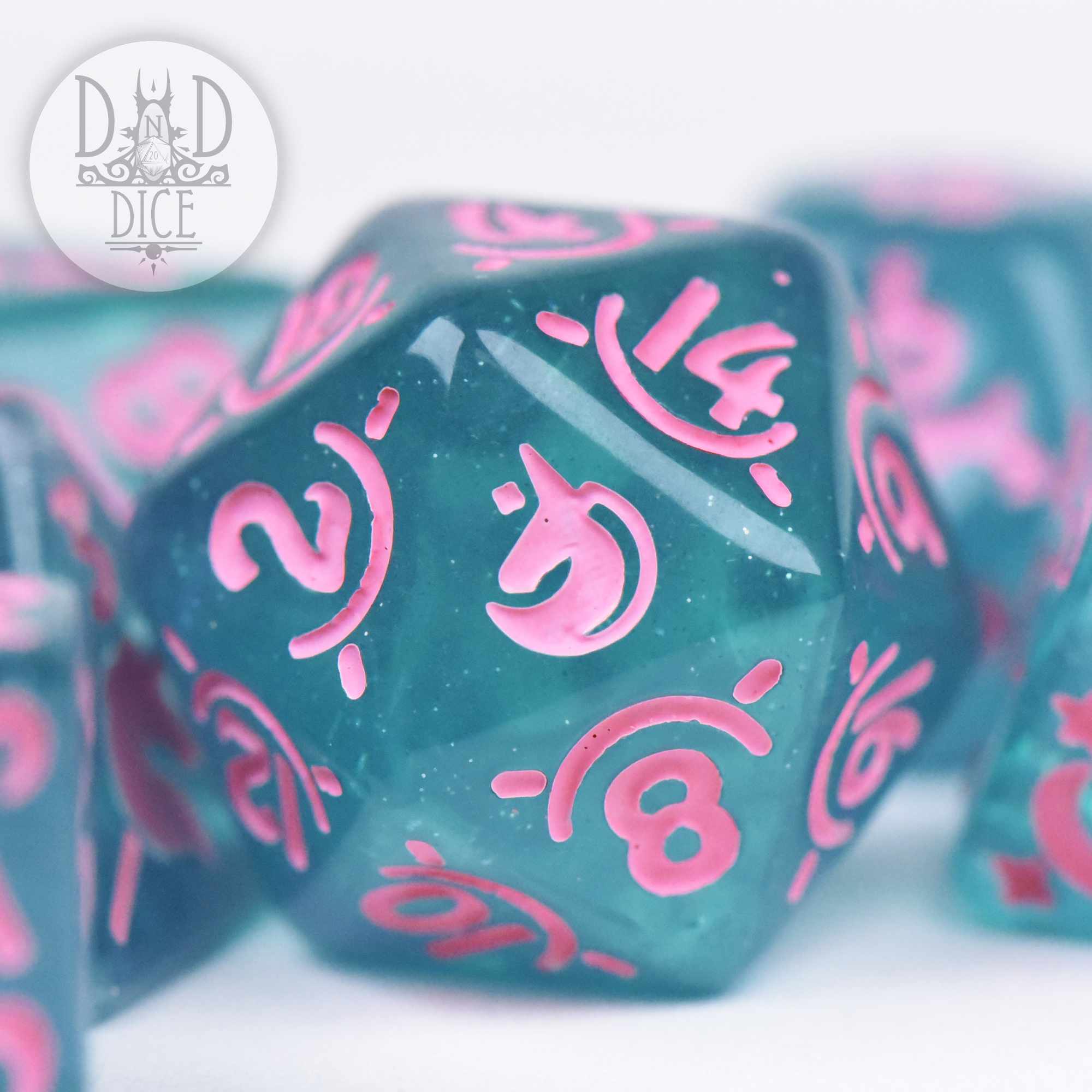 Unicorn Princess Dice Set