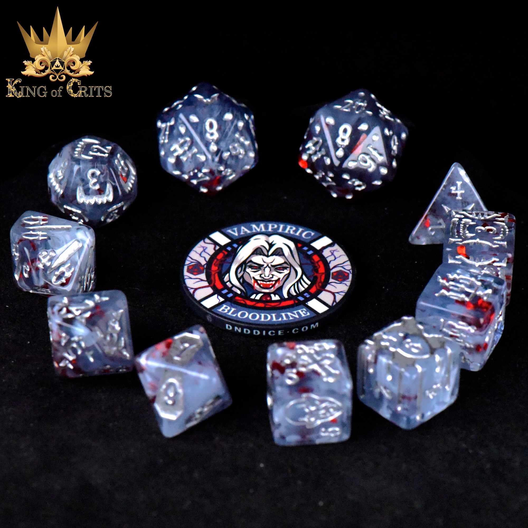 Vampiric Bloodline 11 Dice Set
