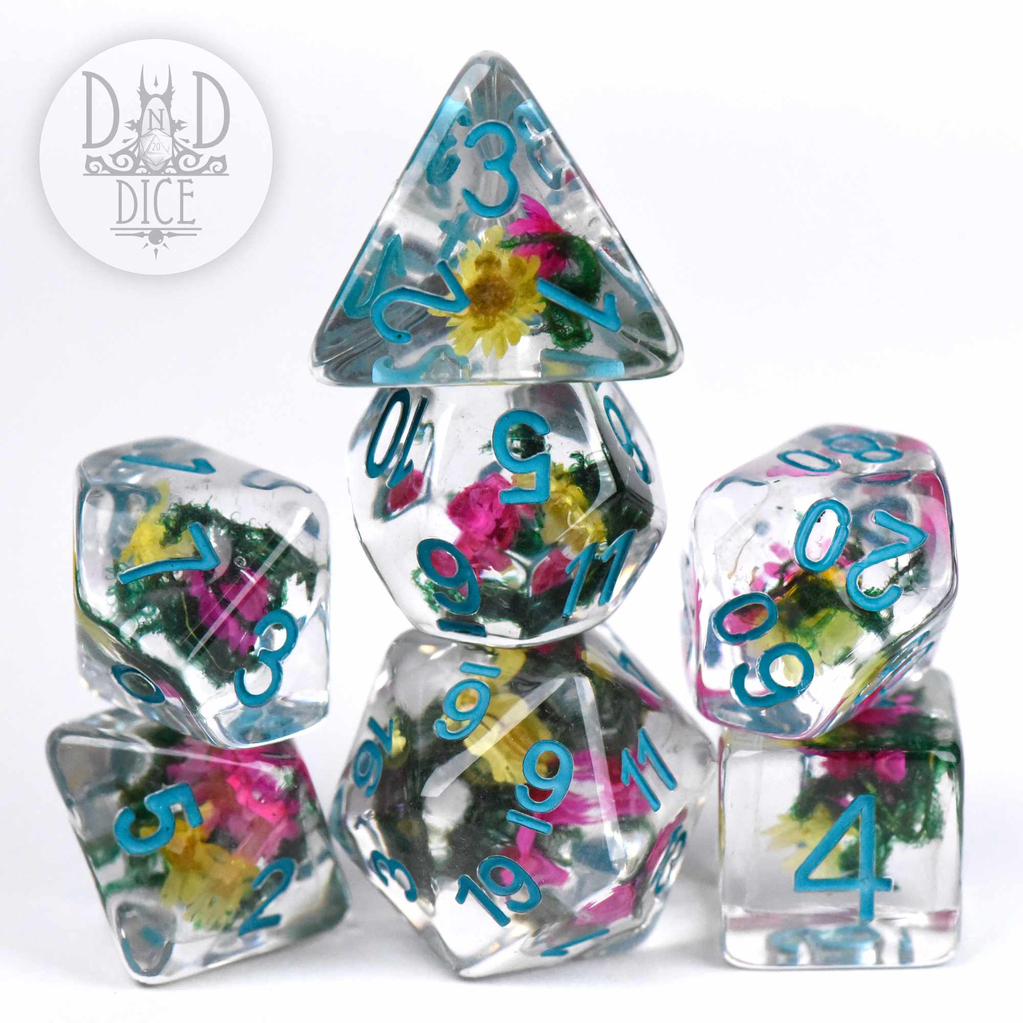 Vintage Bloom Dice Set