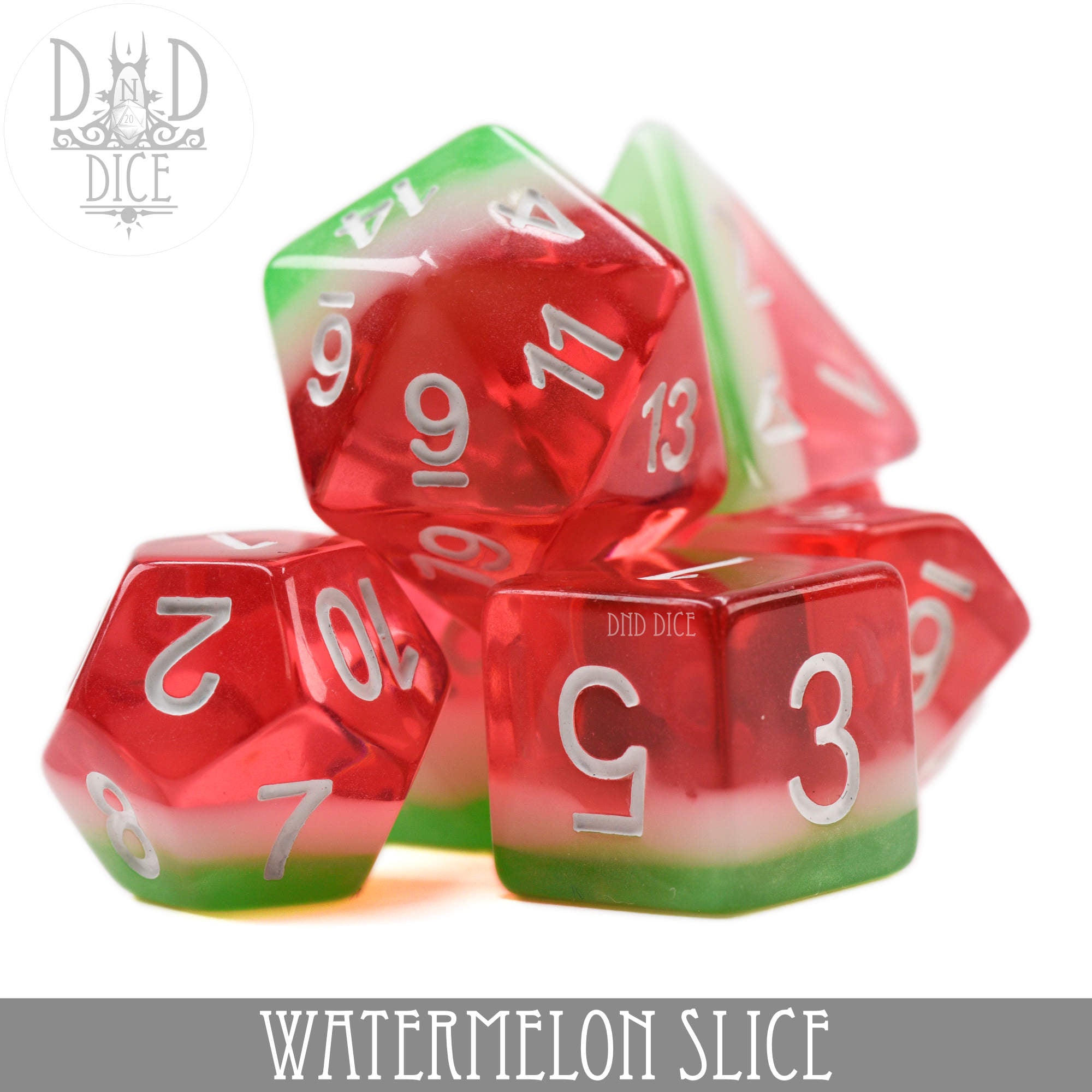 Watermelon Slice Dice Set