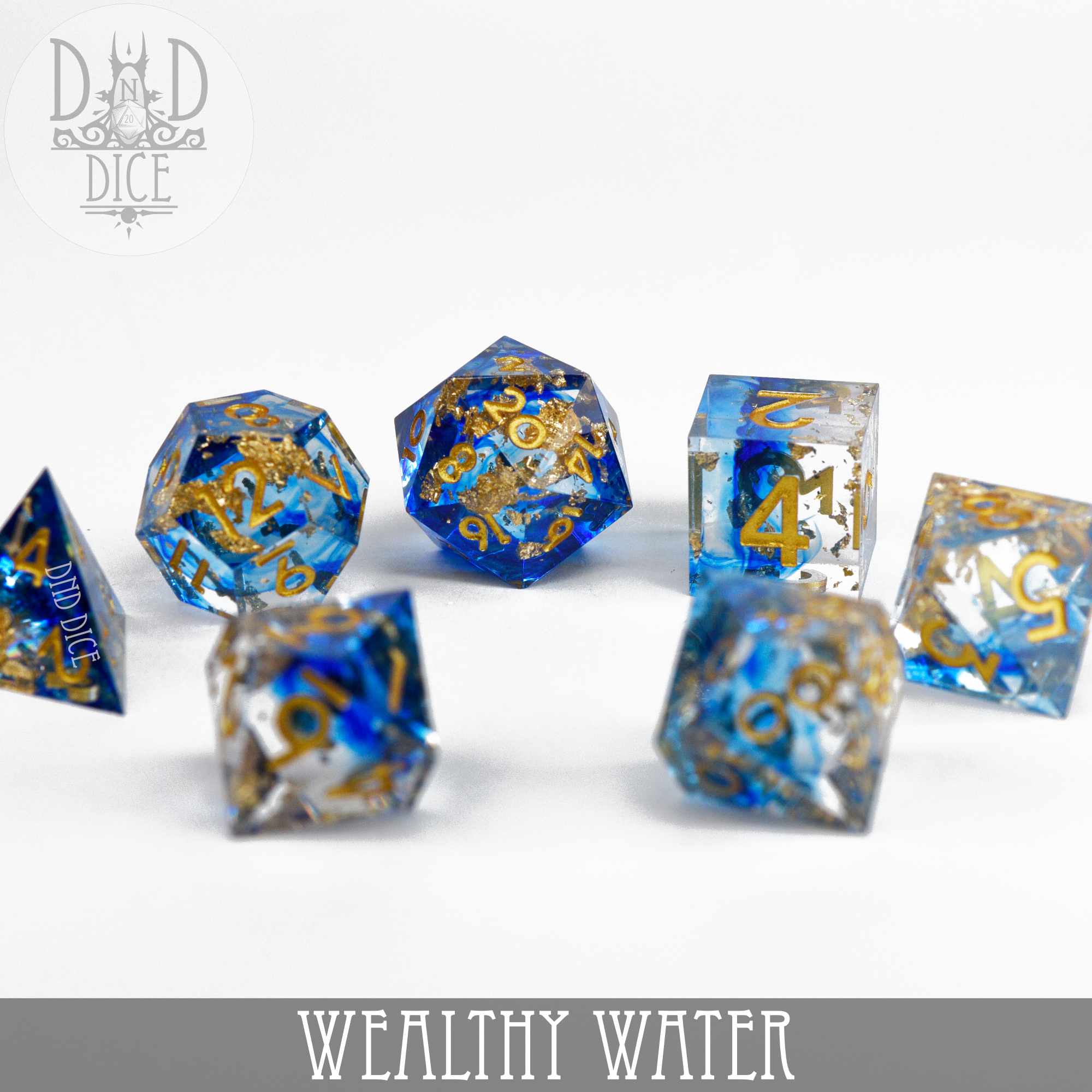 Wealthy Water Handmade Dice Set