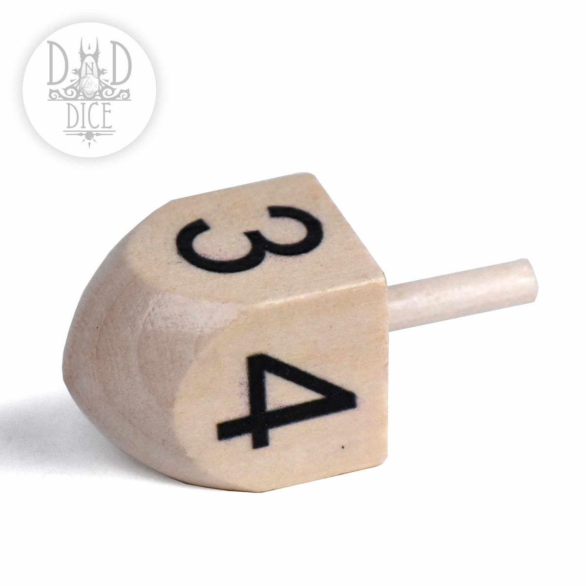 Wood Dreidel D4