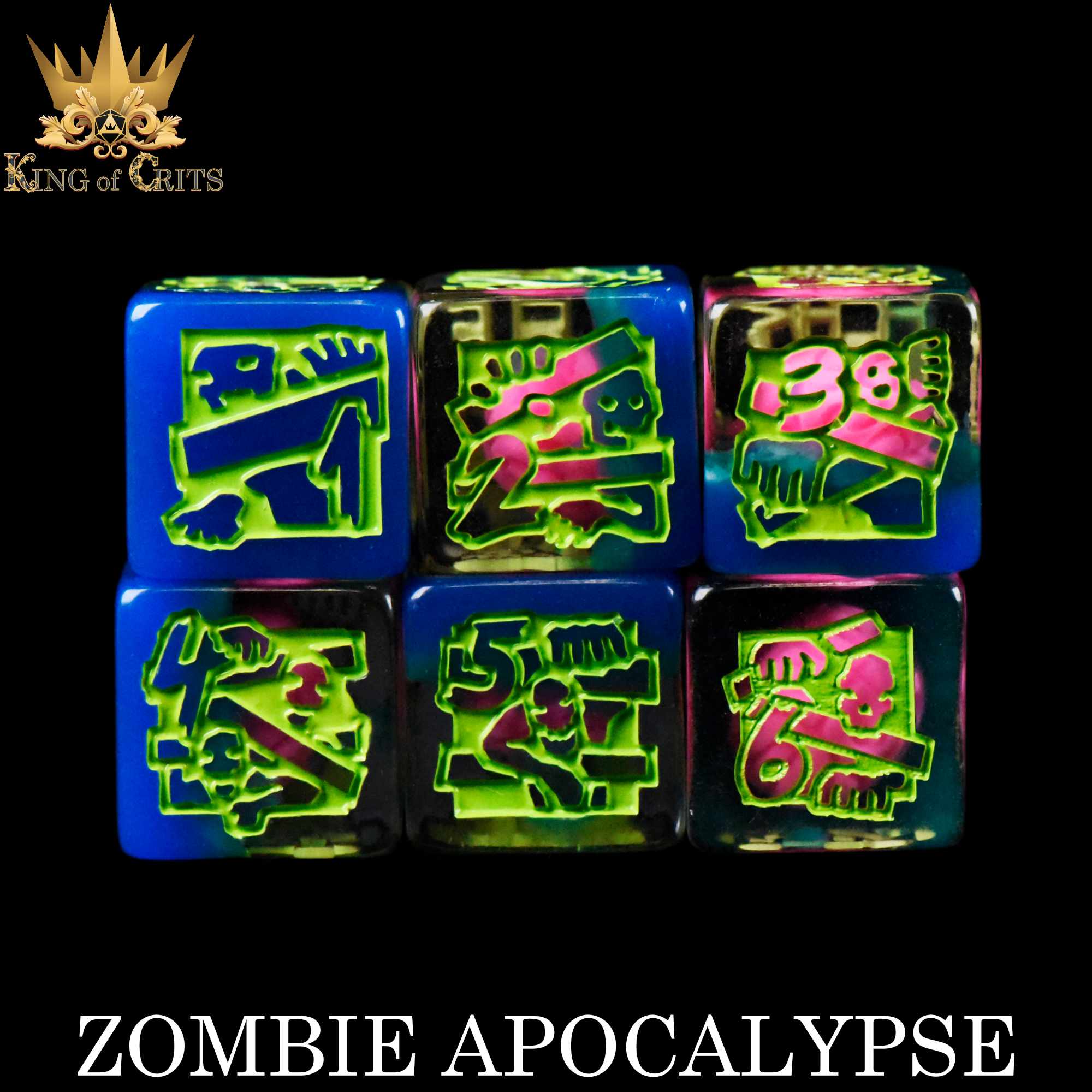 Zombie Apocalypse 11 Dice Set