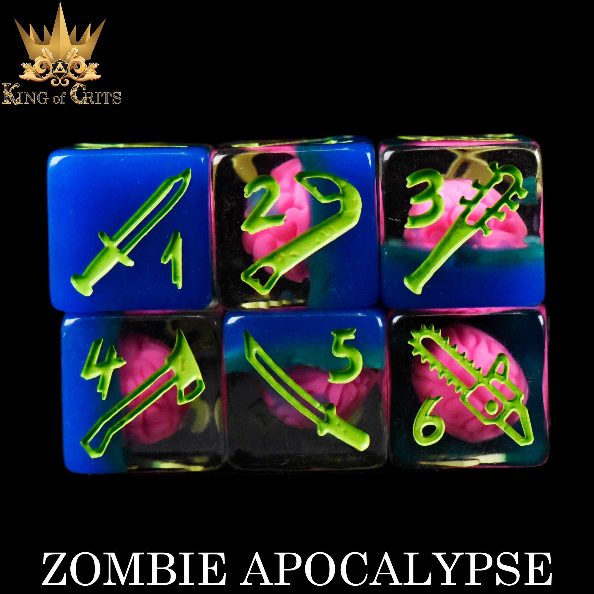 Zombie Apocalypse 11 Dice Set