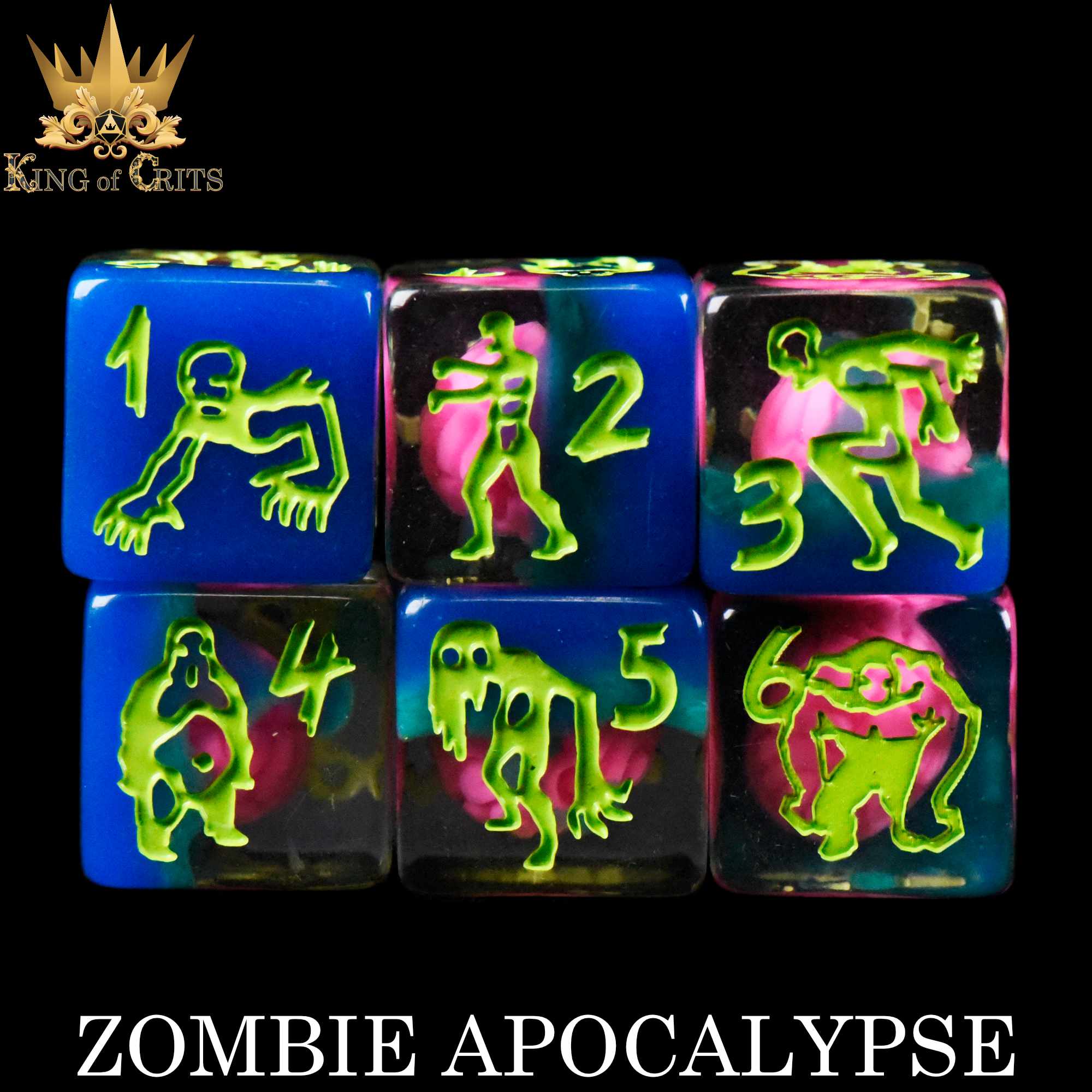 Zombie Apocalypse 11 Dice Set