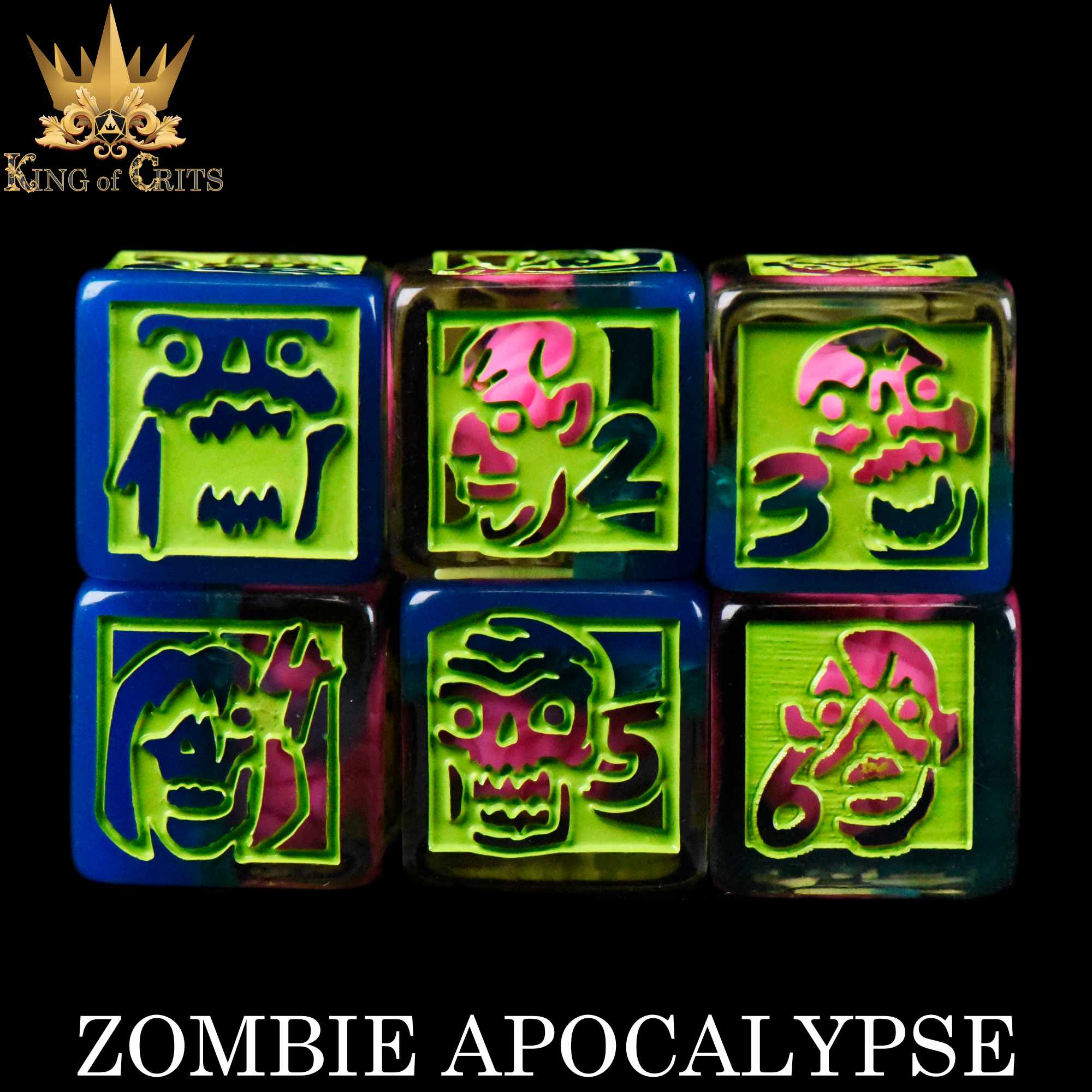 Zombie Apocalypse 11 Dice Set