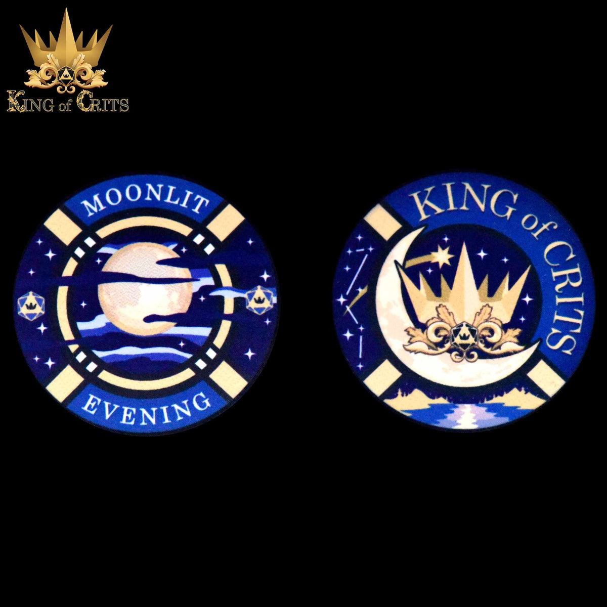 Moonlit Evening 12 Dice Set
