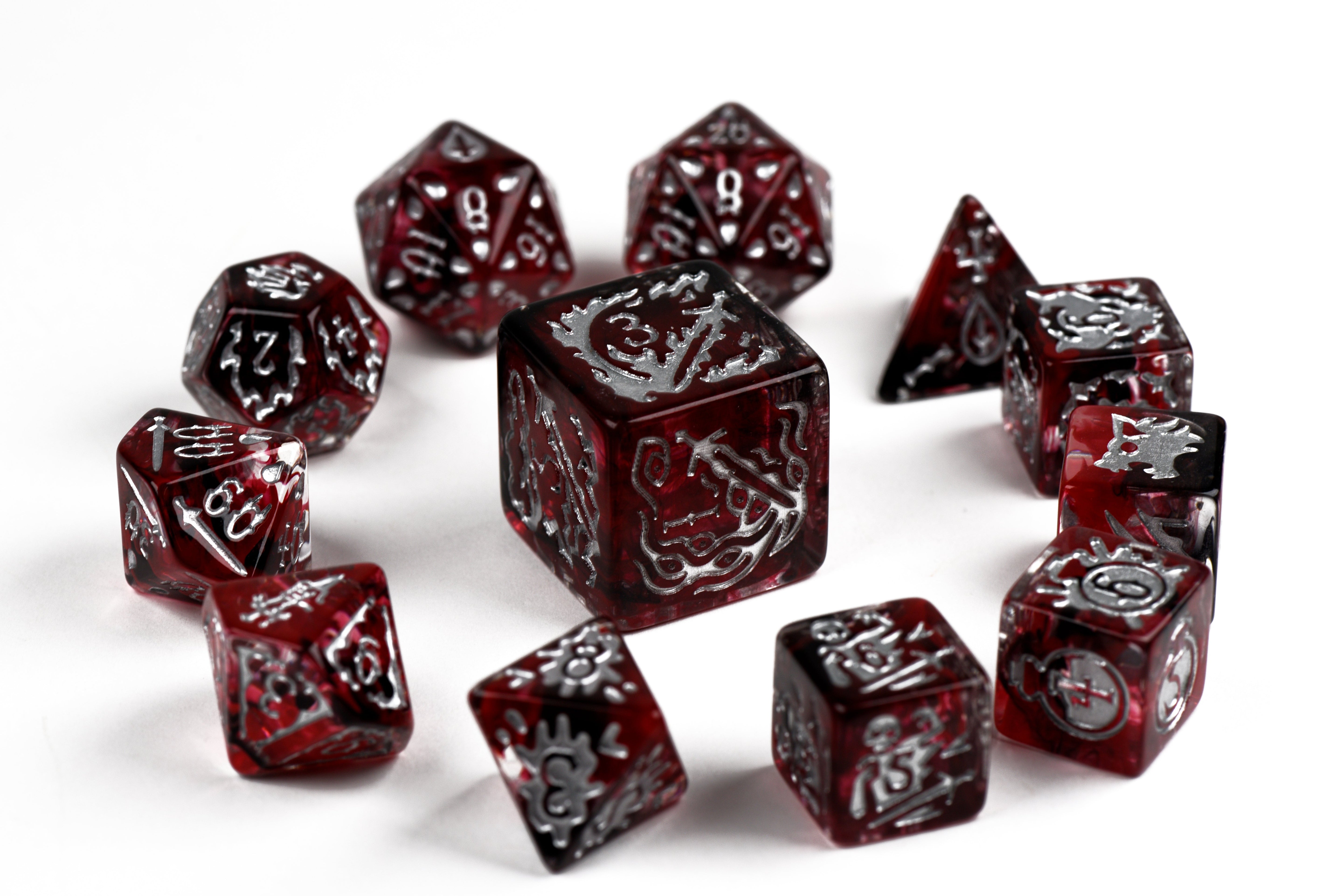 Blood Hunter 12 Dice Set