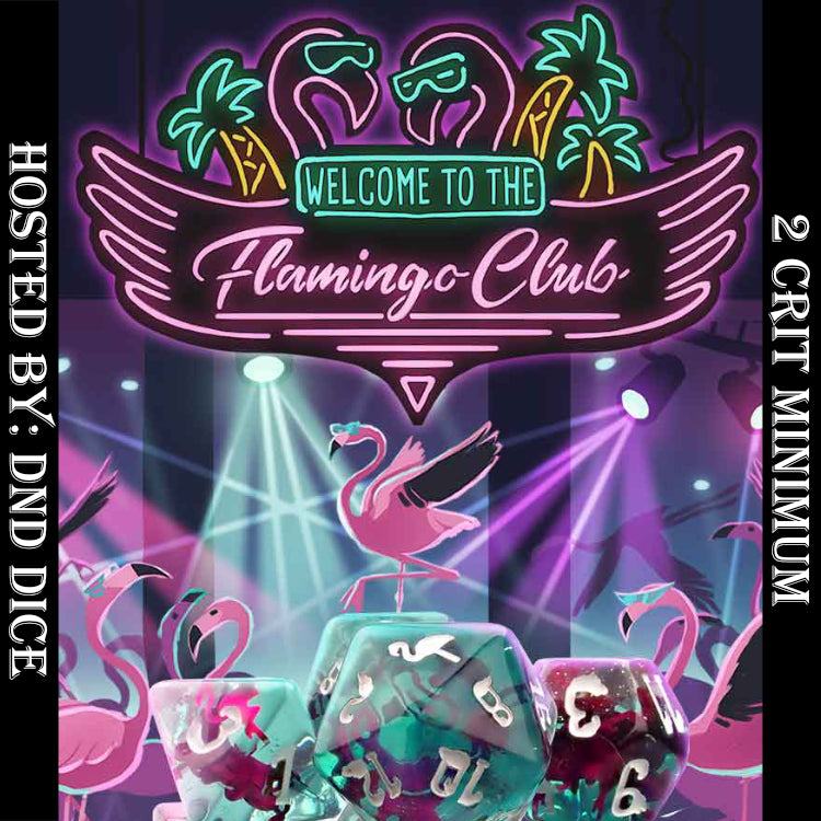 The Flamingo Club 11 Dice Set