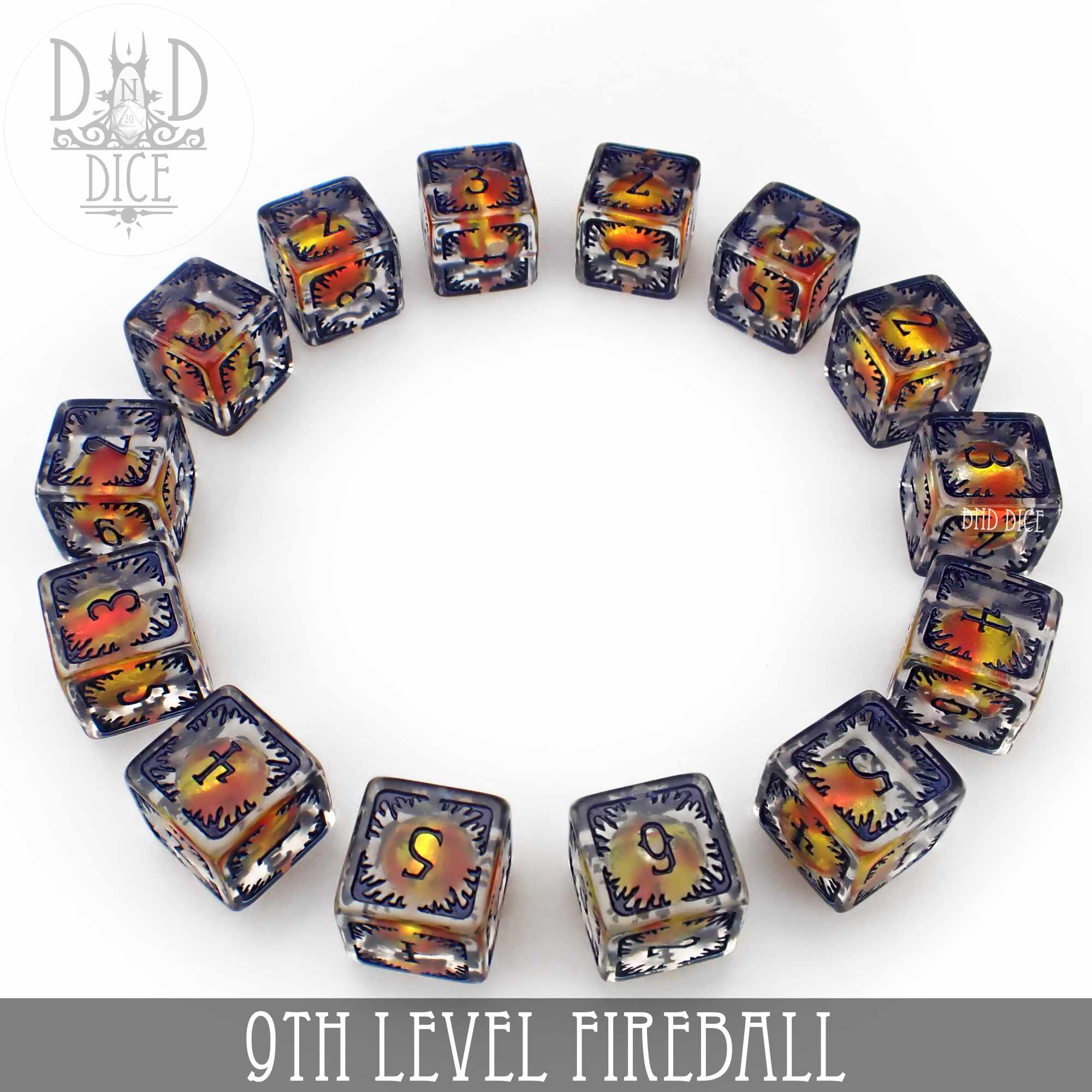 9th Level Fireball 14 Dice Set