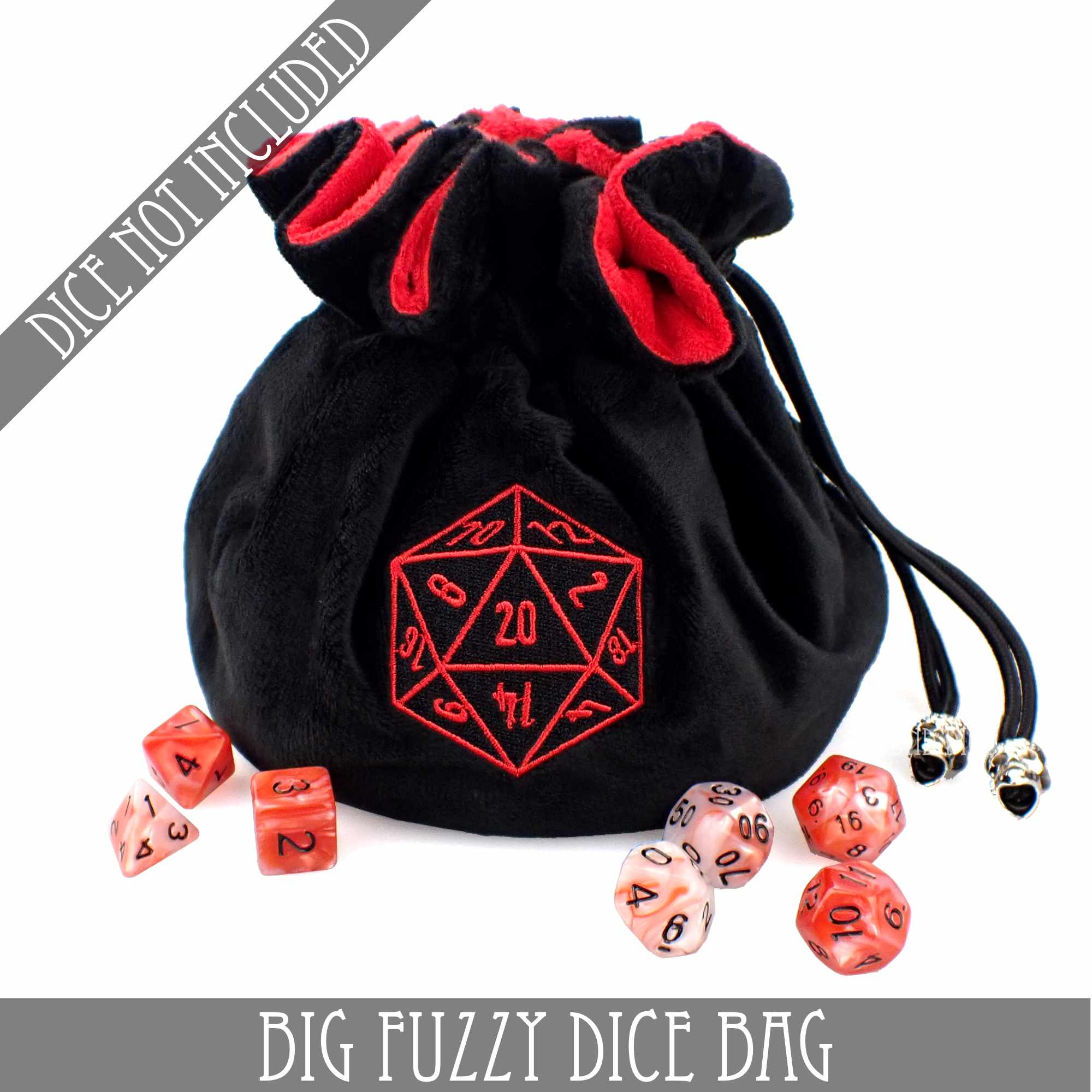 Big Fuzzy Dice Bag (6 Colors)