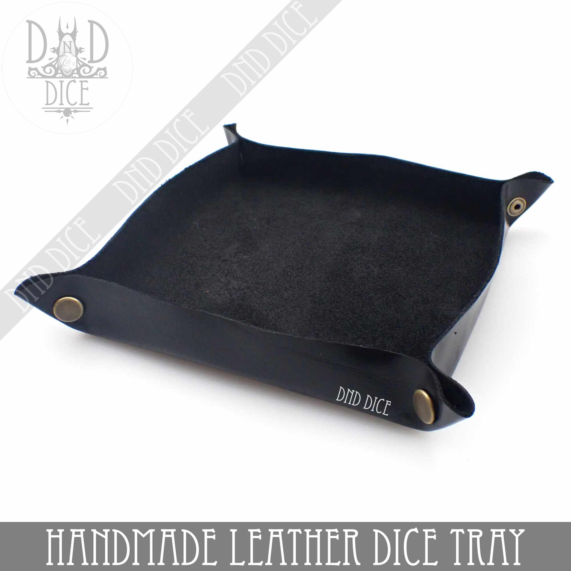 Italian Leather Dice Tray (Handmade)