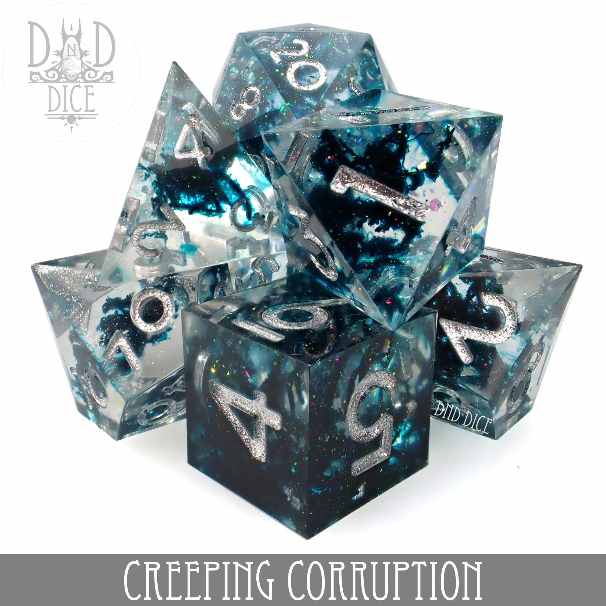 Creeping Corruption Handmade Dice Set