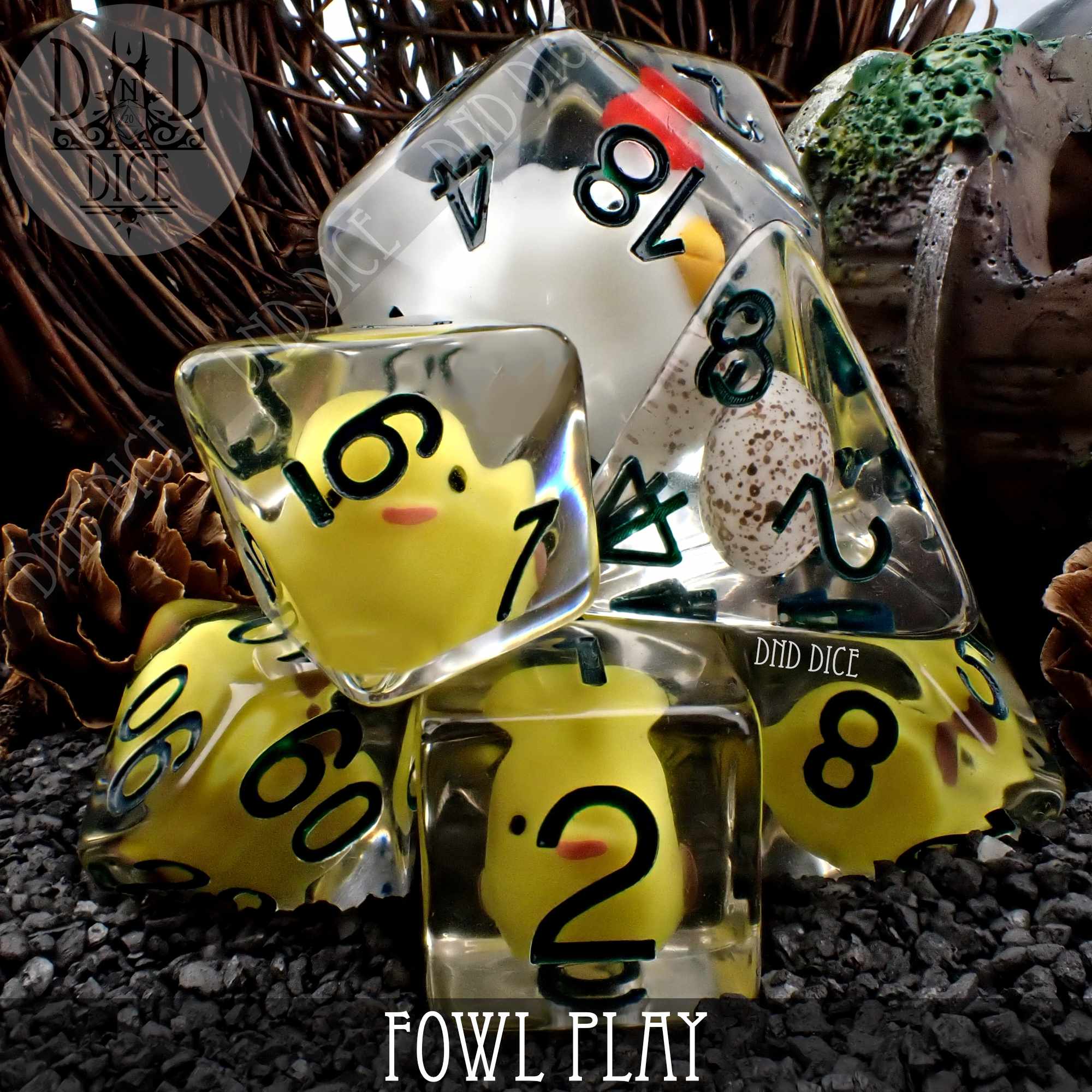 Fowl Play 8 Dice Set
