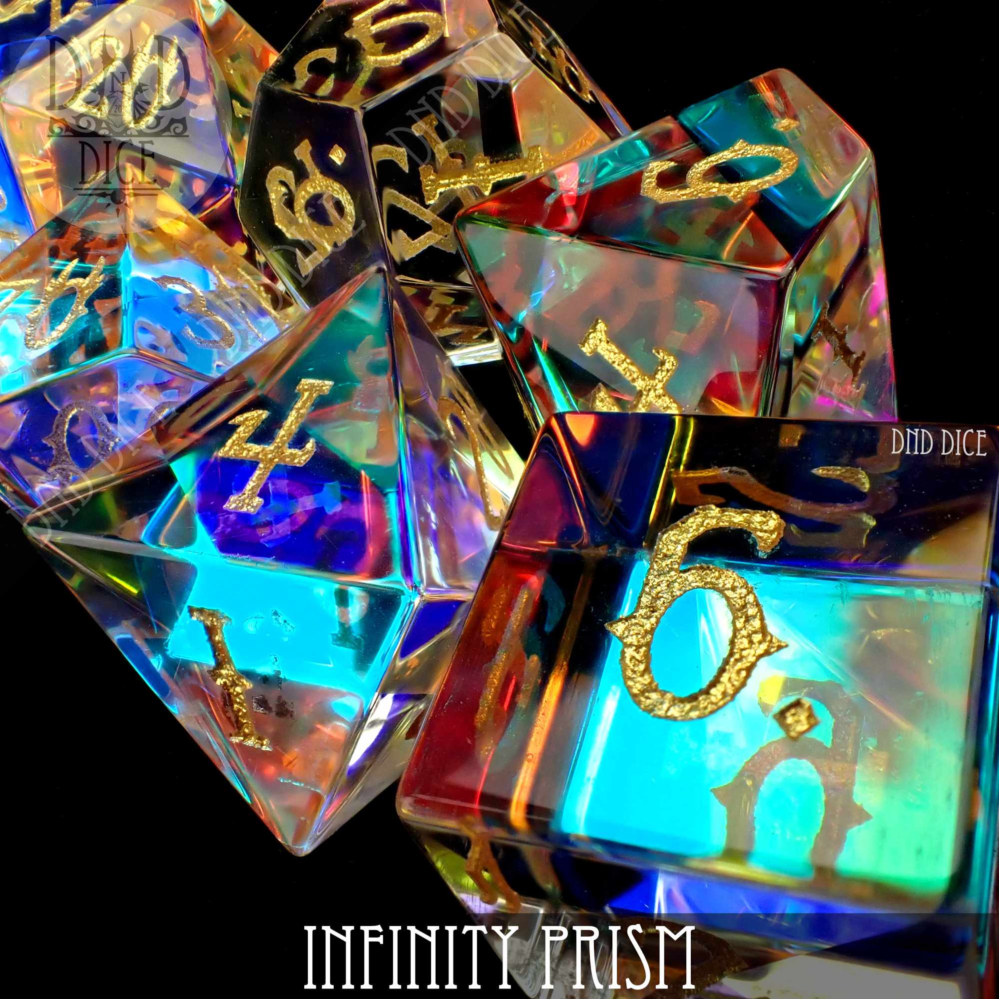 Infinity Prism Glass Dice Set (Gift Box)