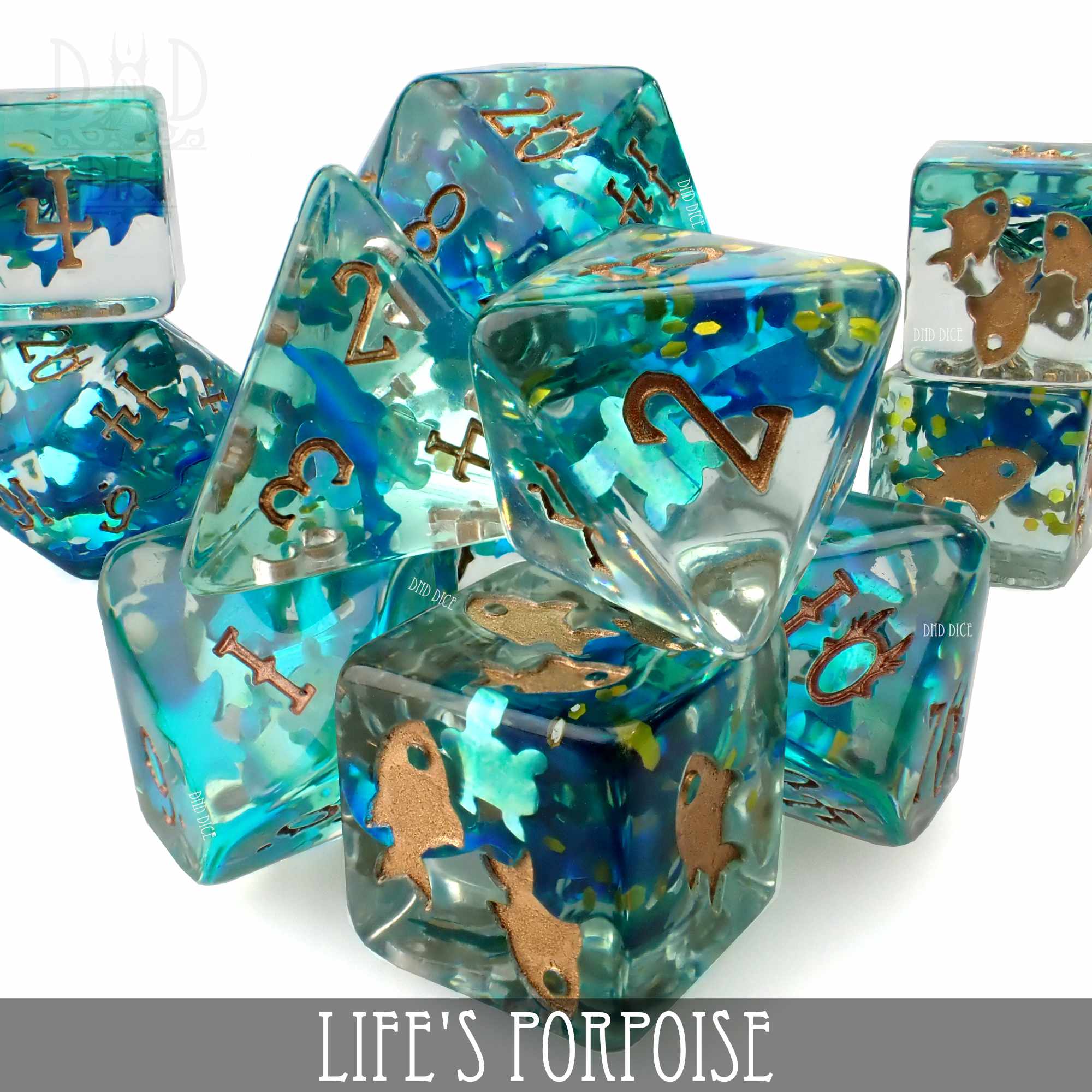 Life's Porpoise 11 Dice Set