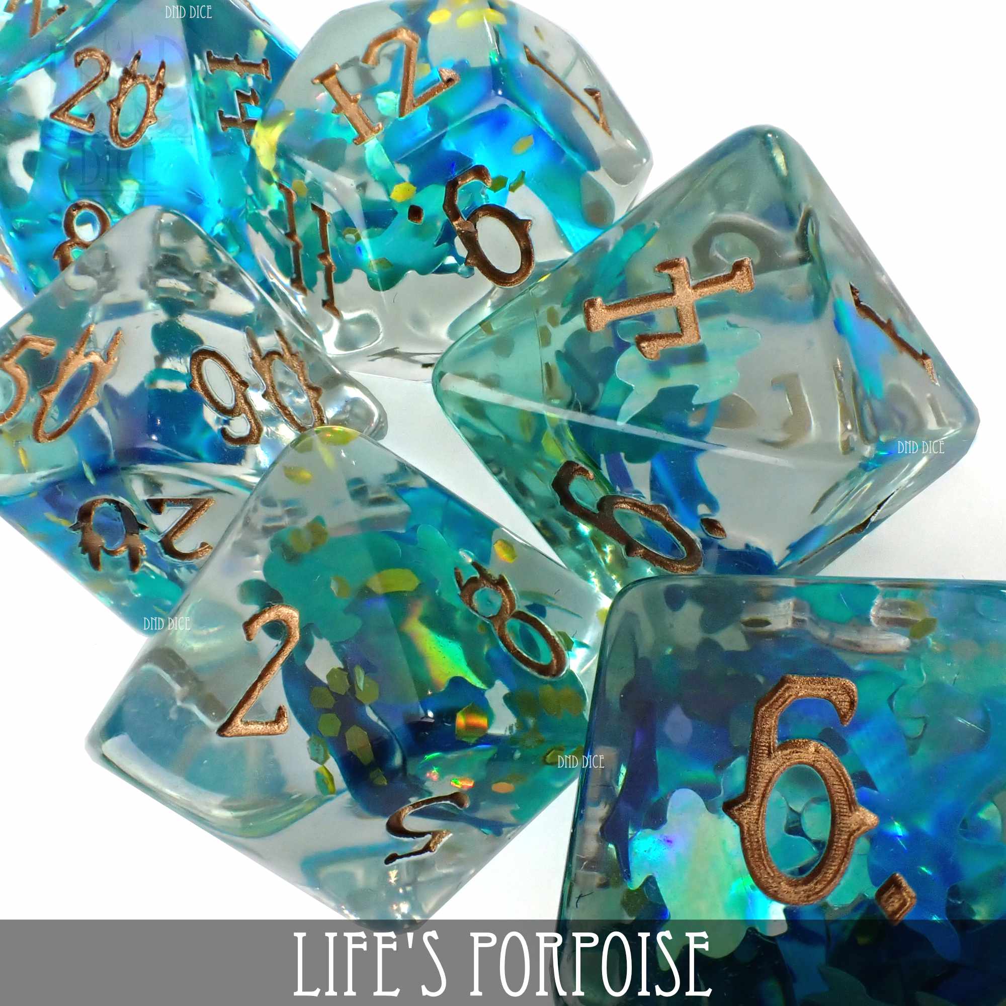 Life's Porpoise 11 Dice Set
