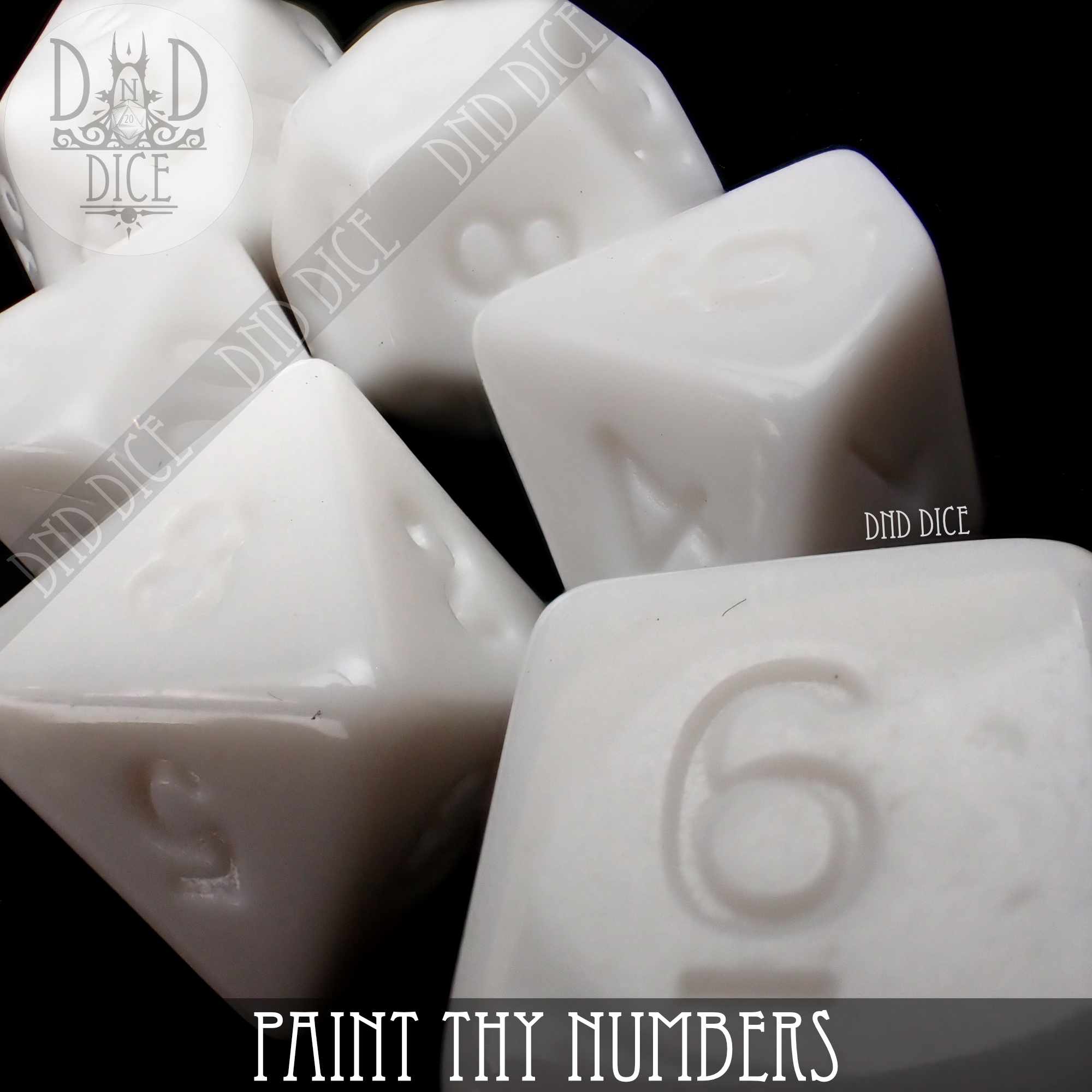 Paint Thy Numbers Dice Set