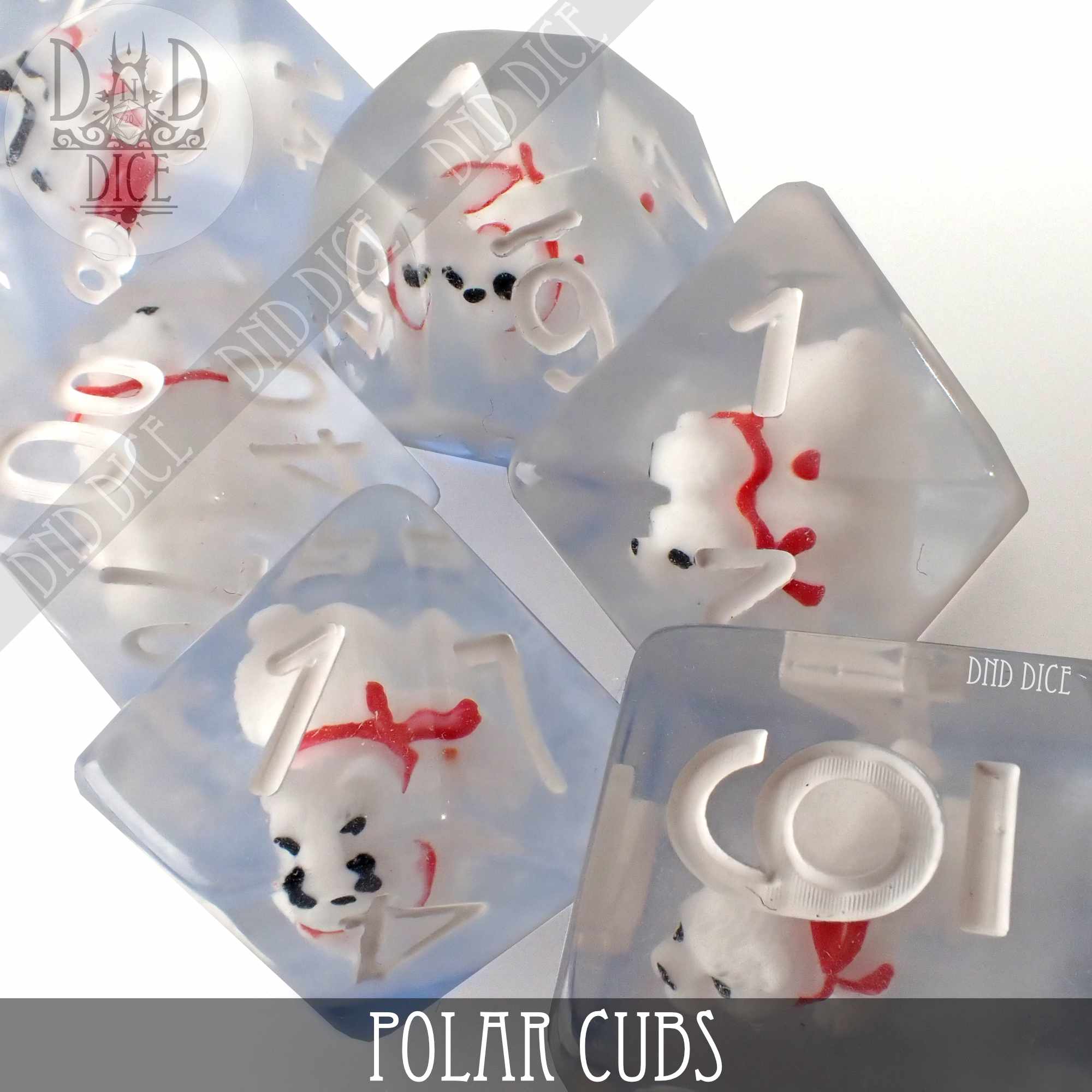 Polar Cubs Dice Set