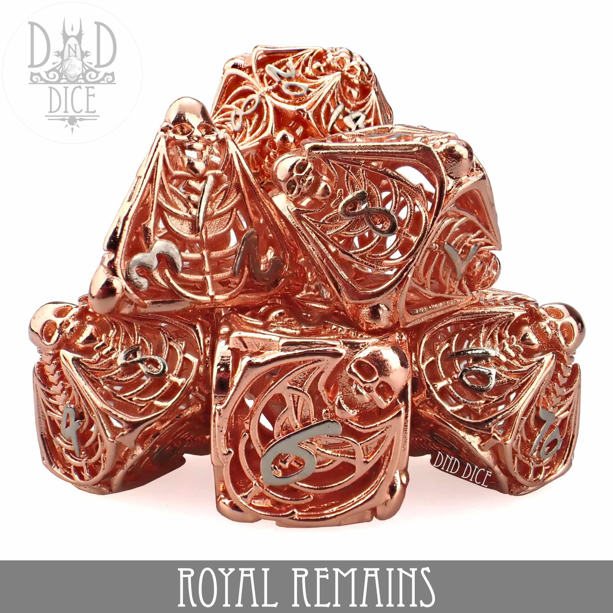 Royal Remains Metal Dice Set (Gift Box)