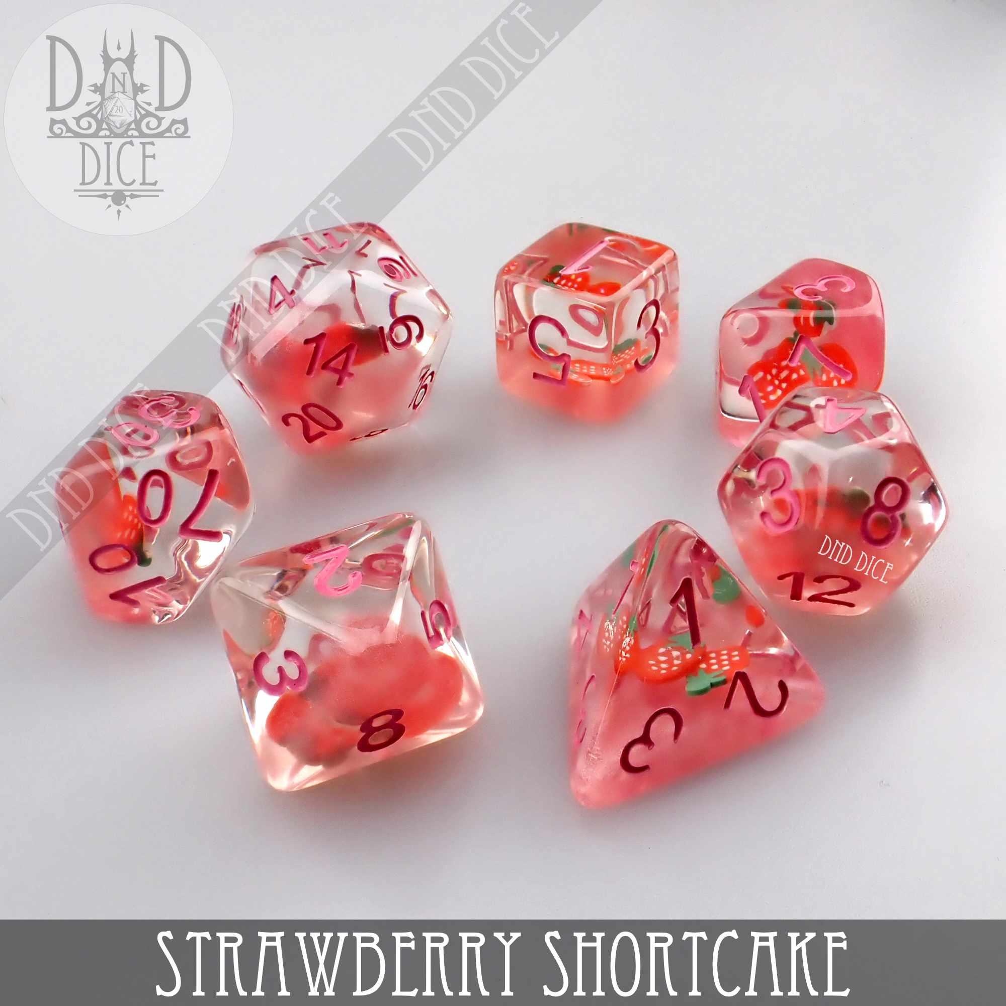 Strawberry Shortcake Dice Set