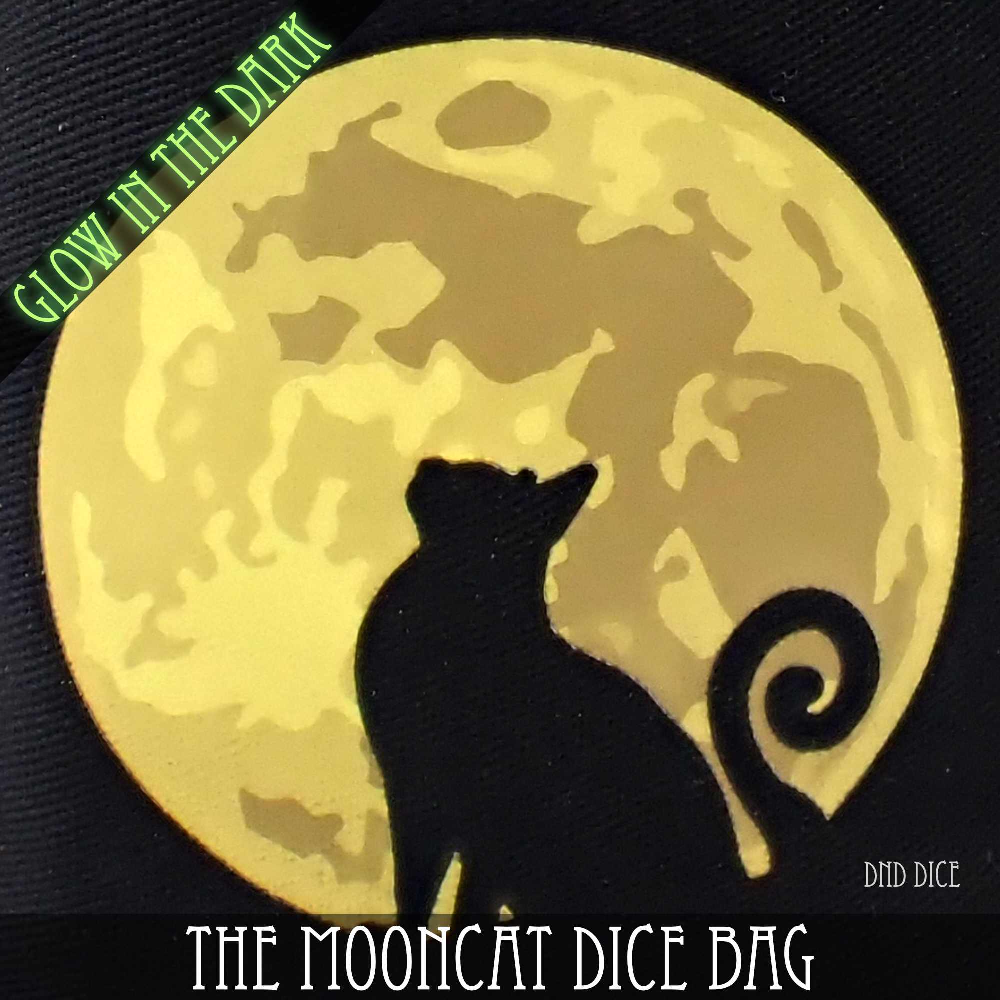 The Mooncat Dice Bag (Glow)