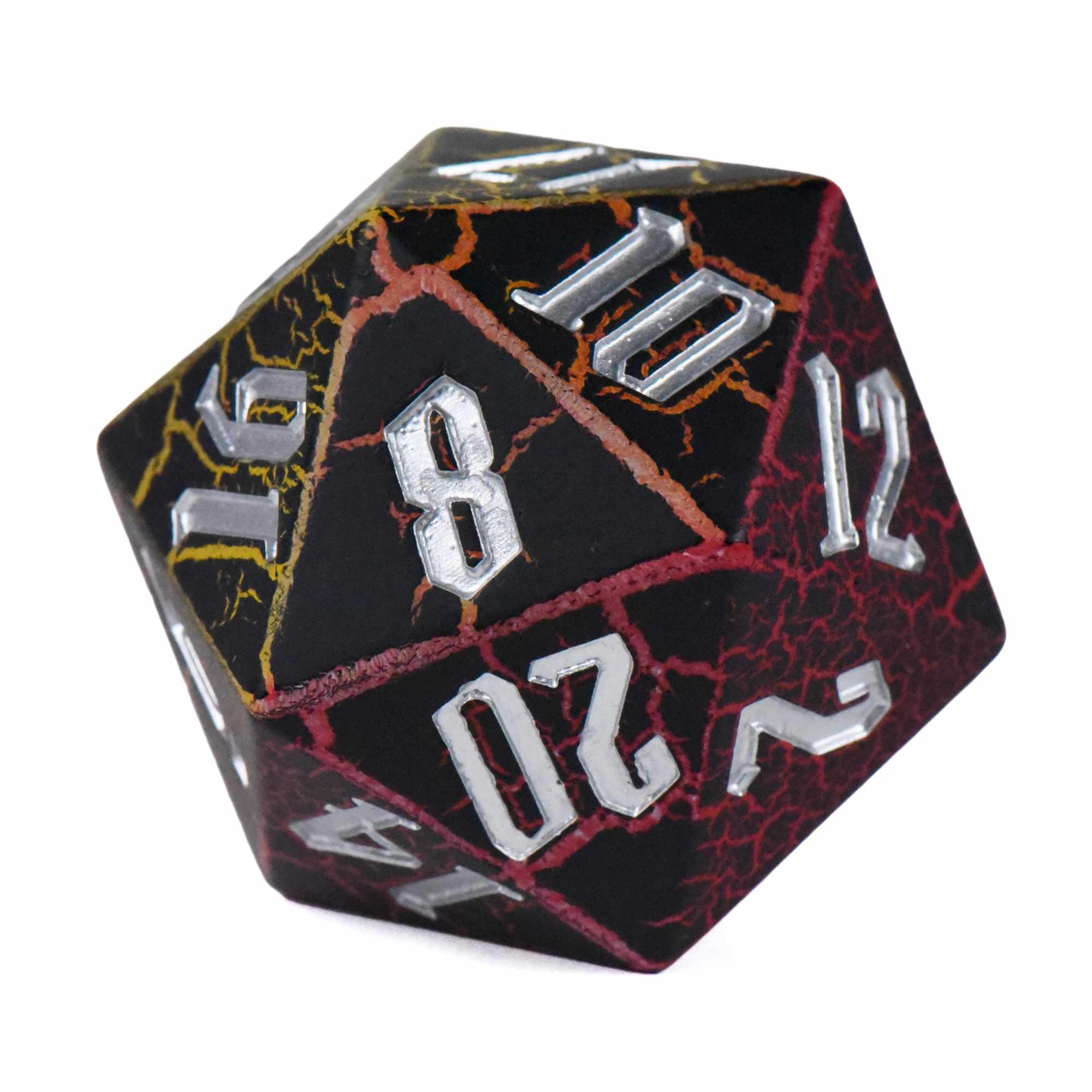 55mm D20 - Silver Salamander