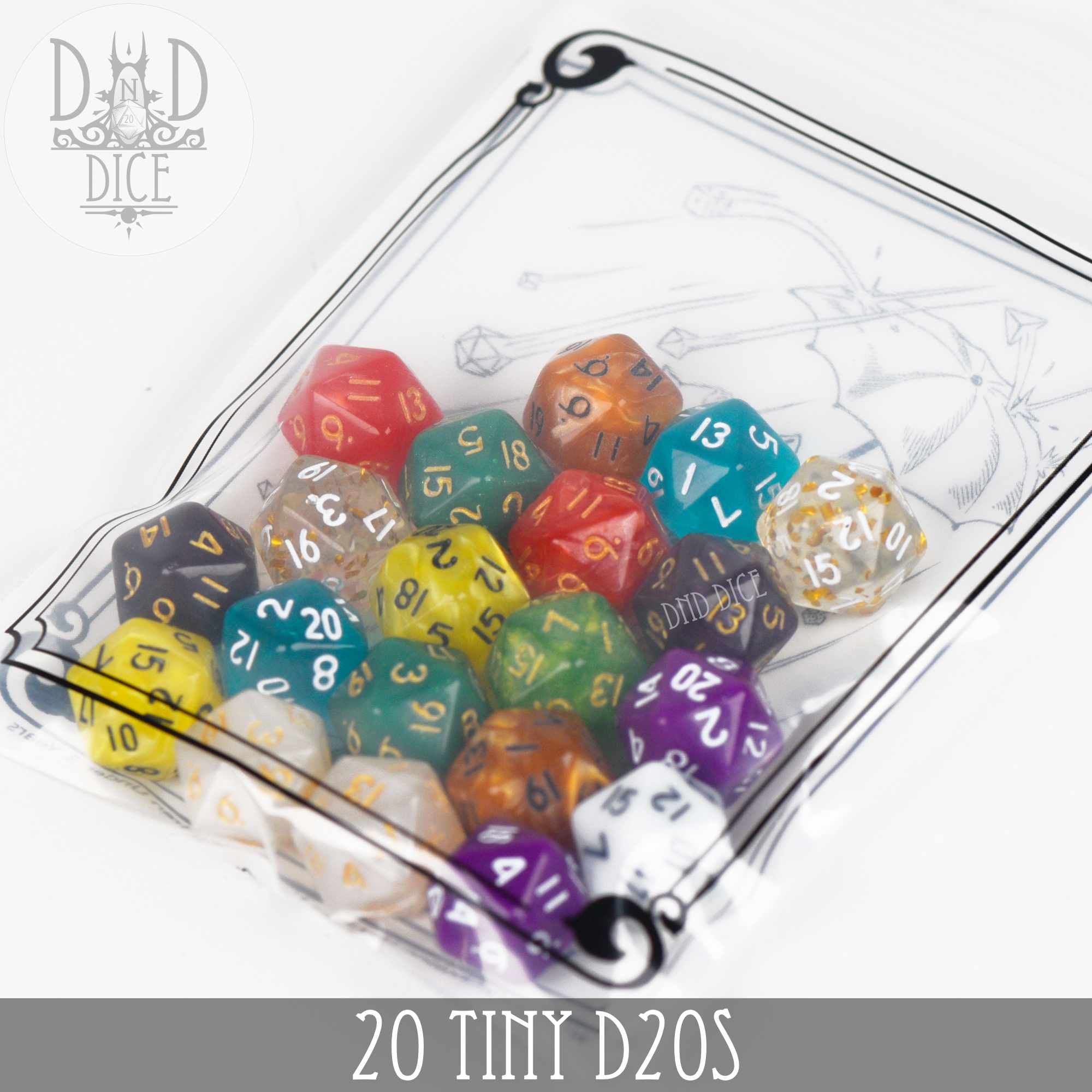 20 Tiny D20s