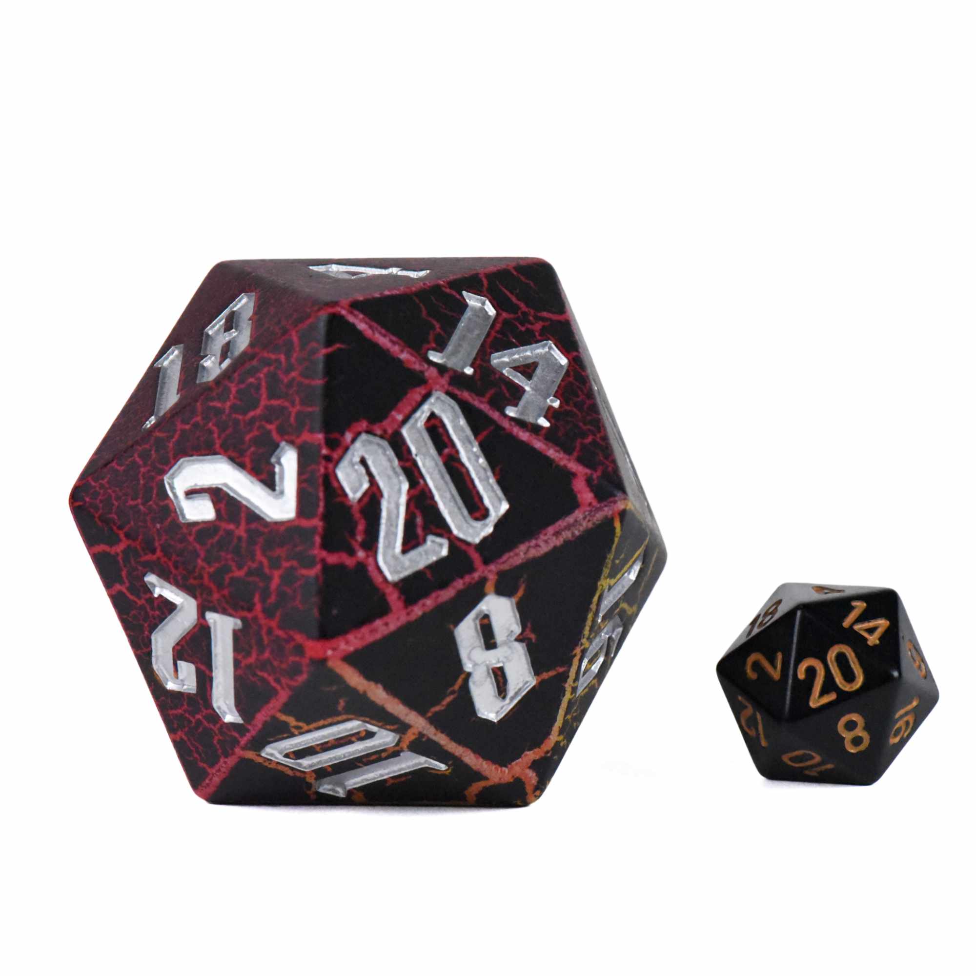55mm D20 - Silver Salamander