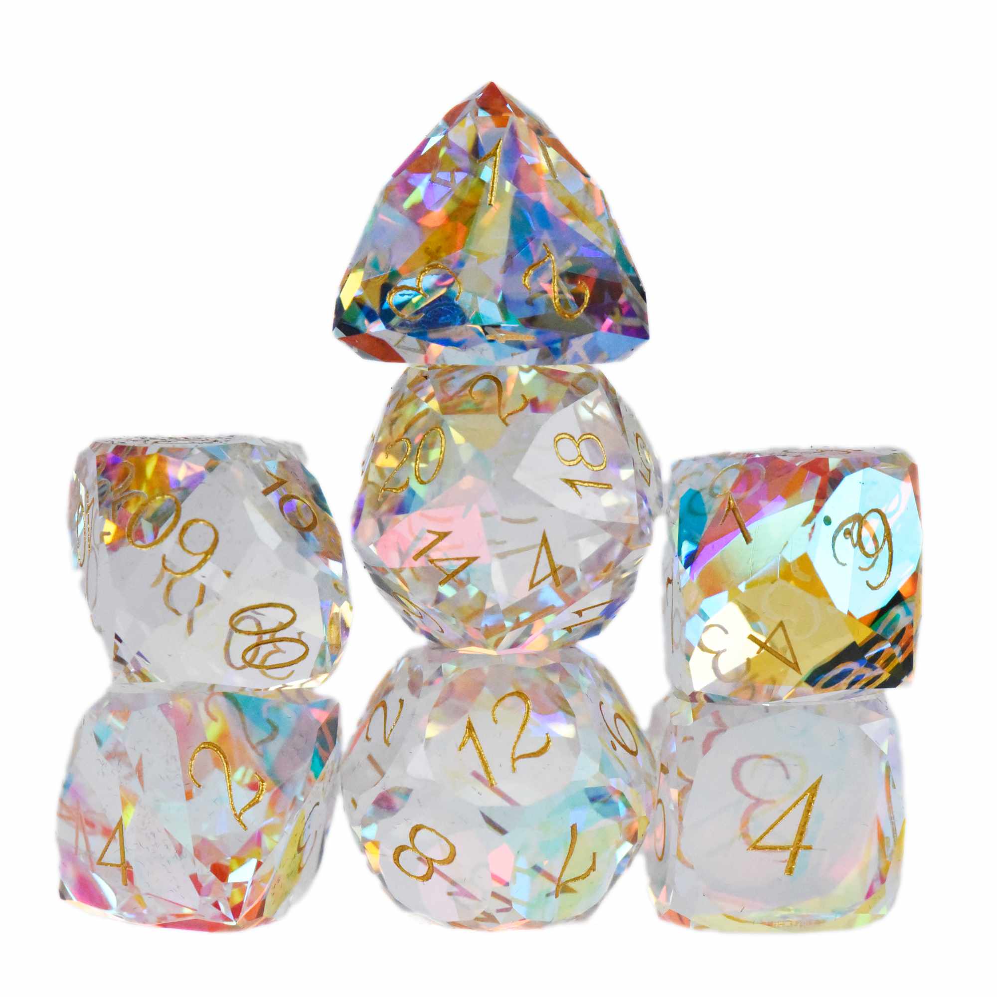Gem Cut Prism Dice Set (Gift Box)