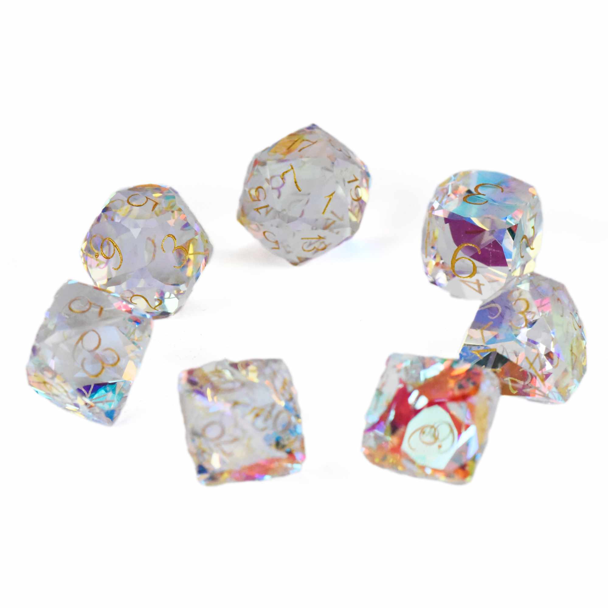 Gem Cut Prism Dice Set (Gift Box)