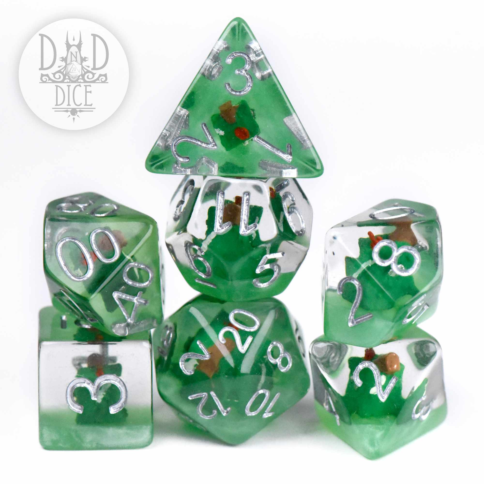 Gelatinous Cube Dice Set