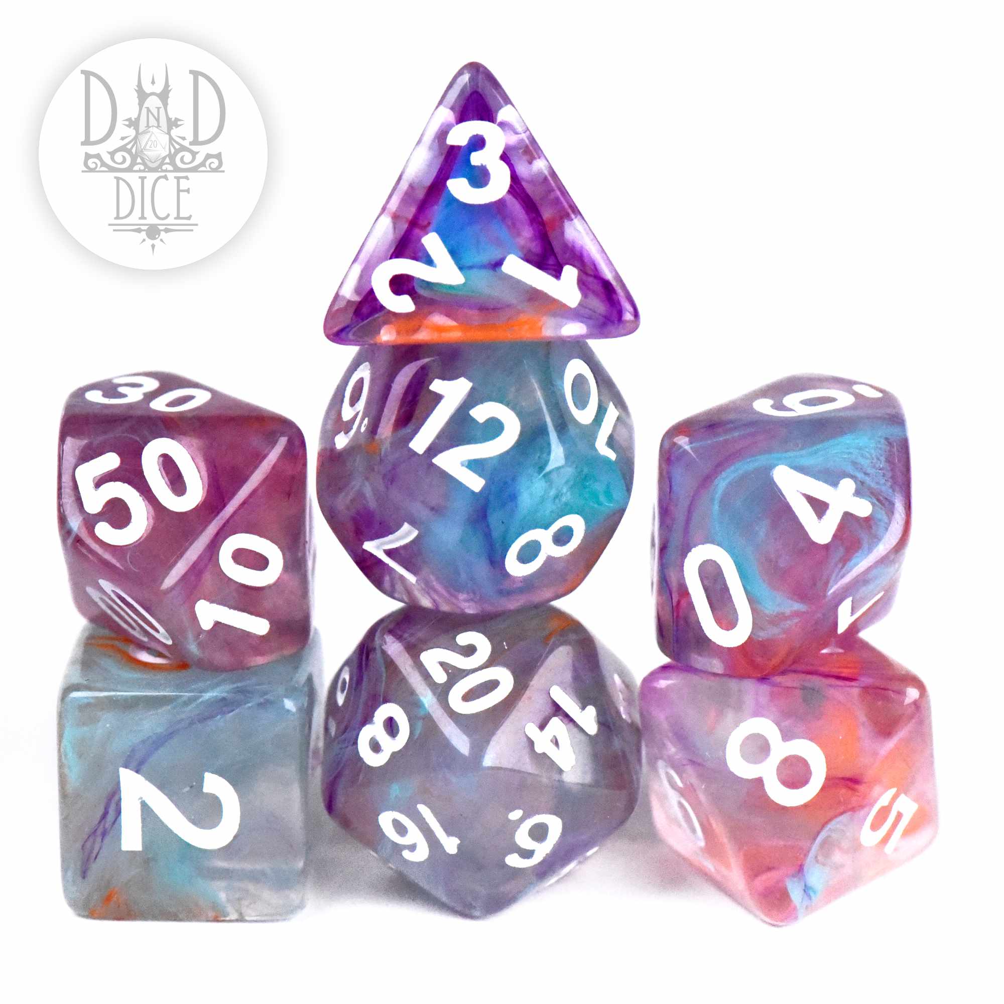 Mycelium Network Dice Set (Black Friday)