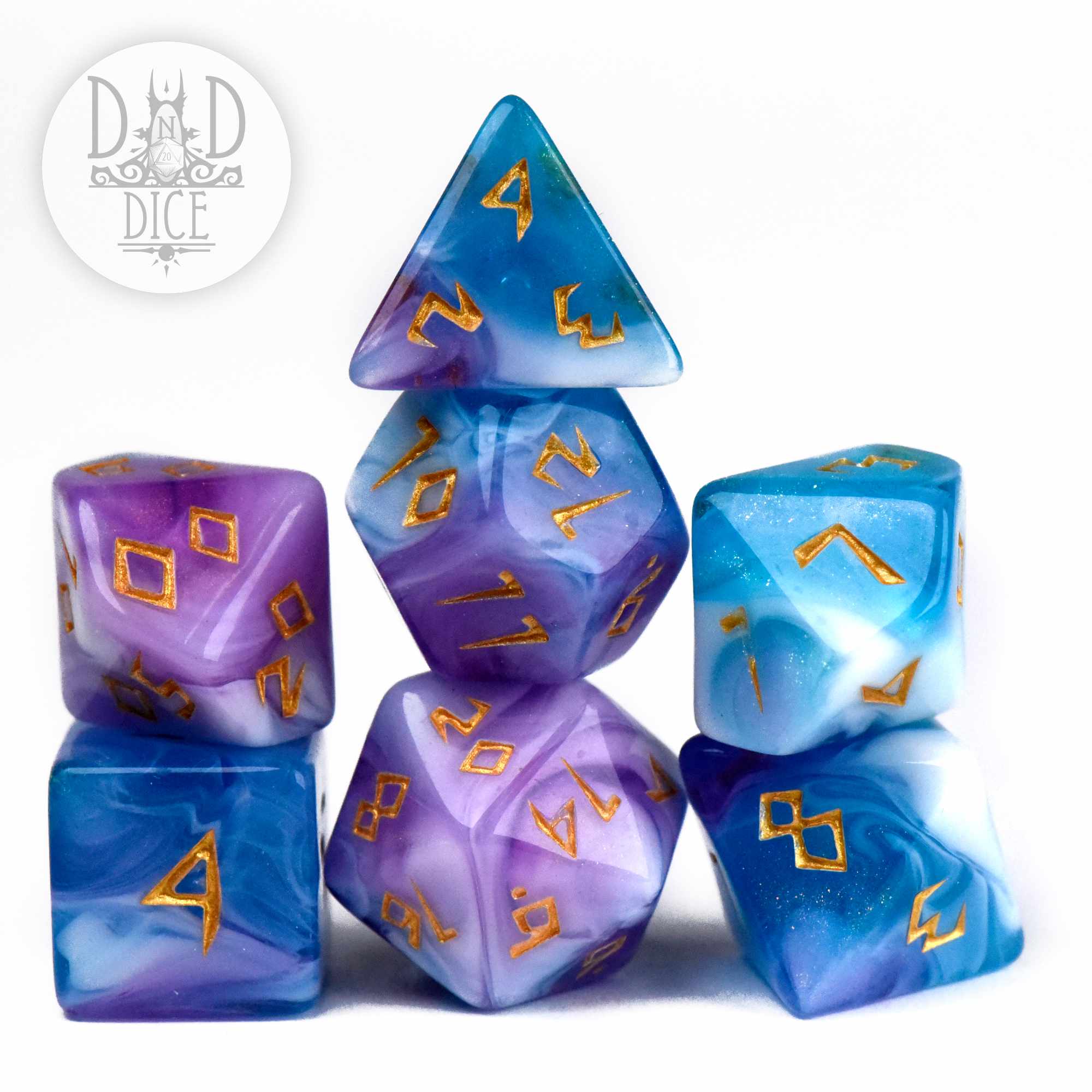 Quizzical Runes Dice Set