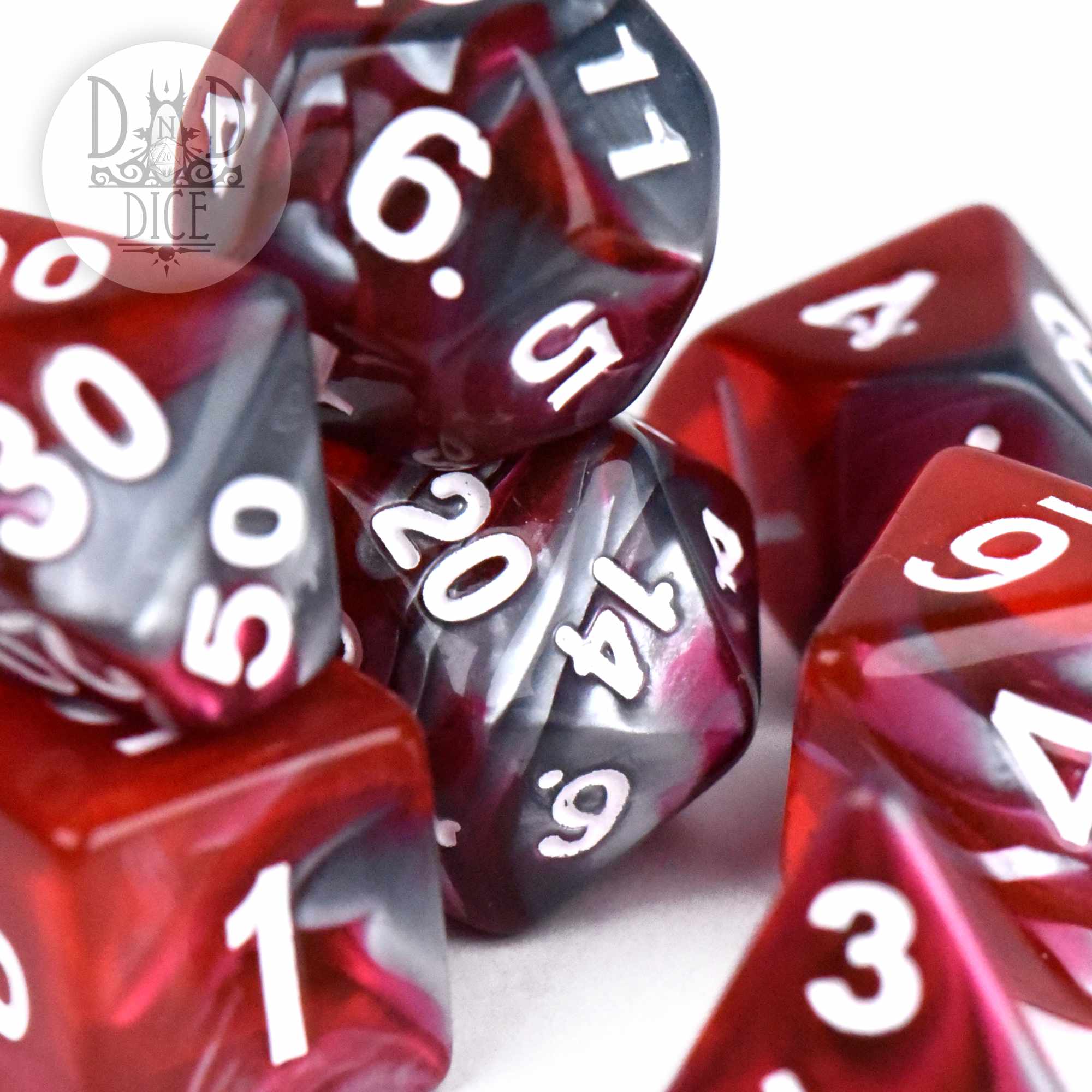 Steel and Blood Dice Set (Black Friday)
