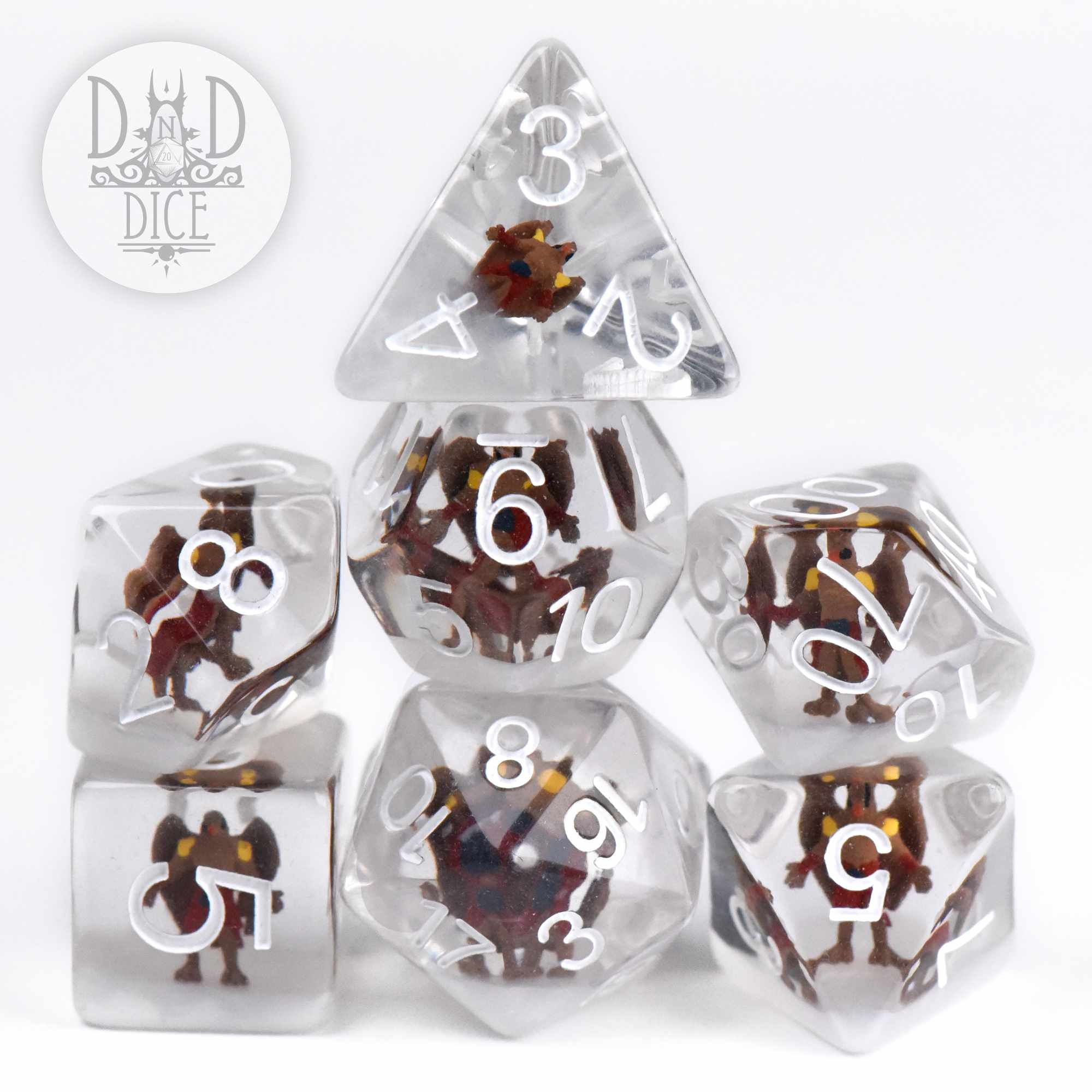 Bird Man Dice Set (Black Friday)