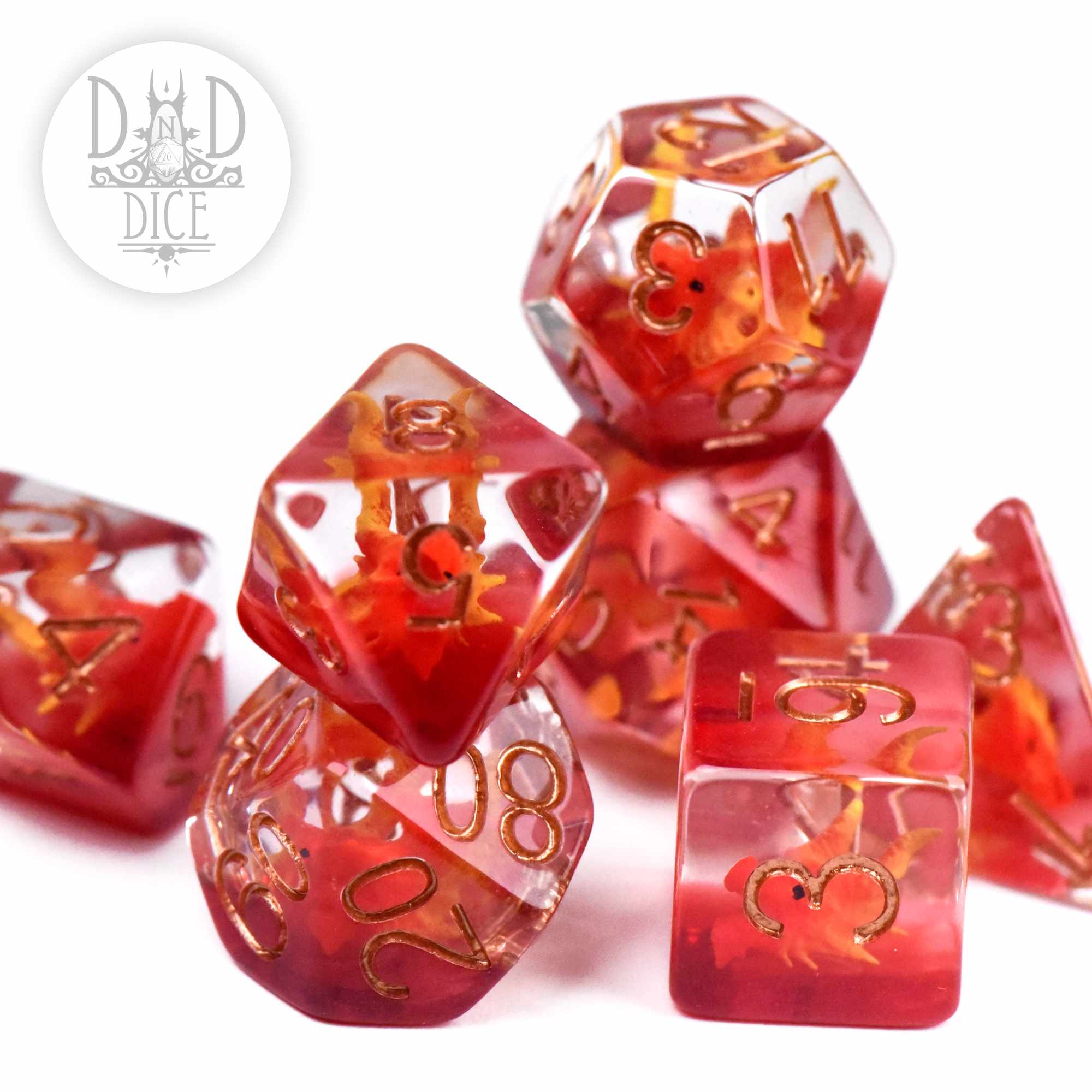 Dragon Head Dice Set (Black Friday)