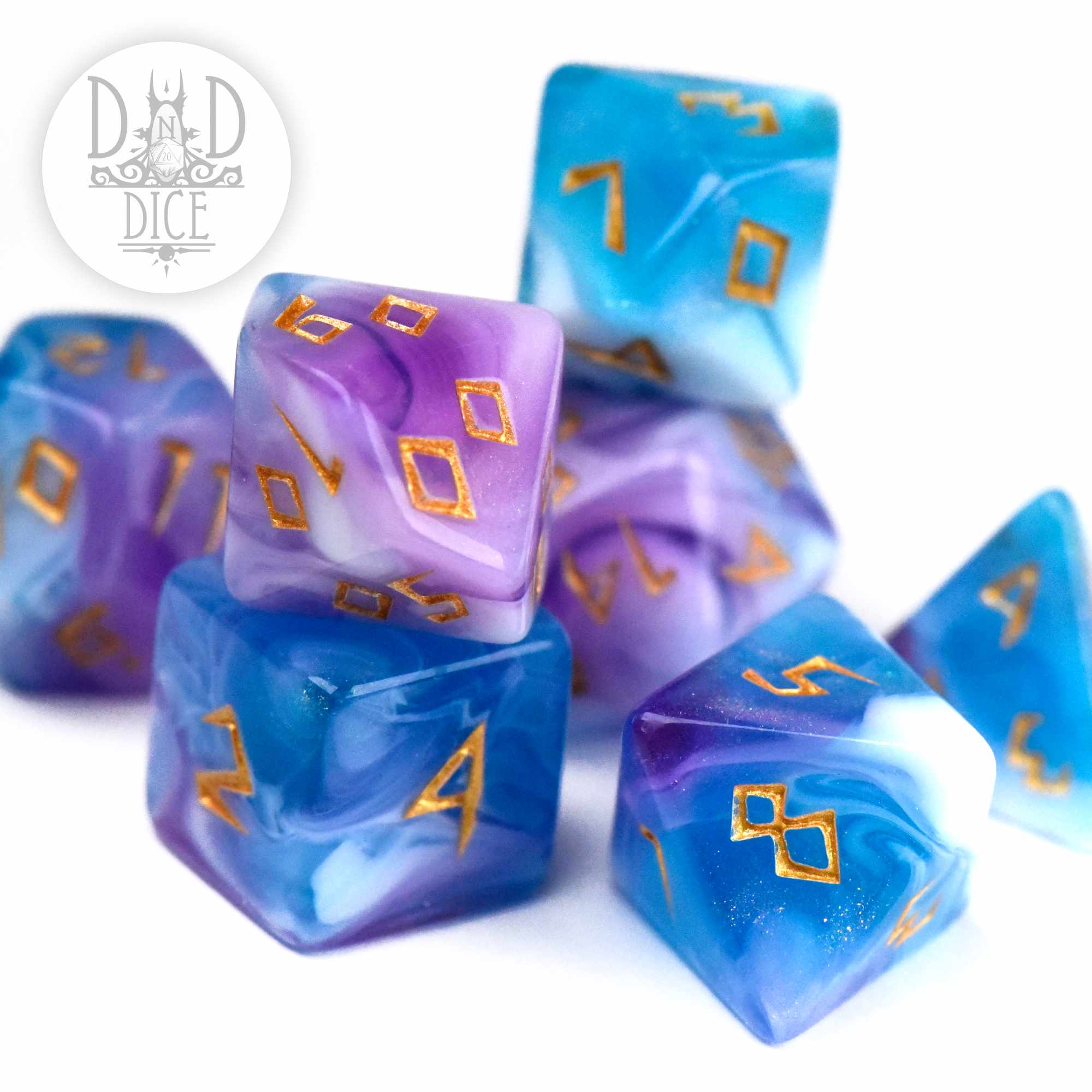 Quizzical Runes Dice Set