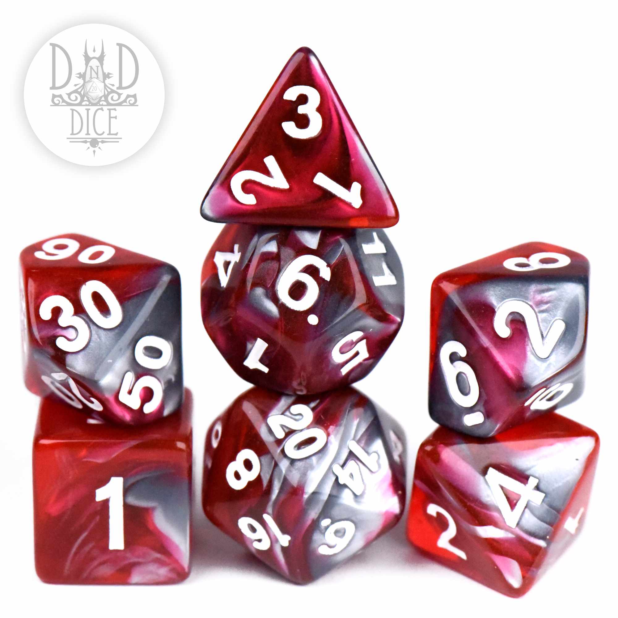 Steel and Blood Dice Set (Black Friday)