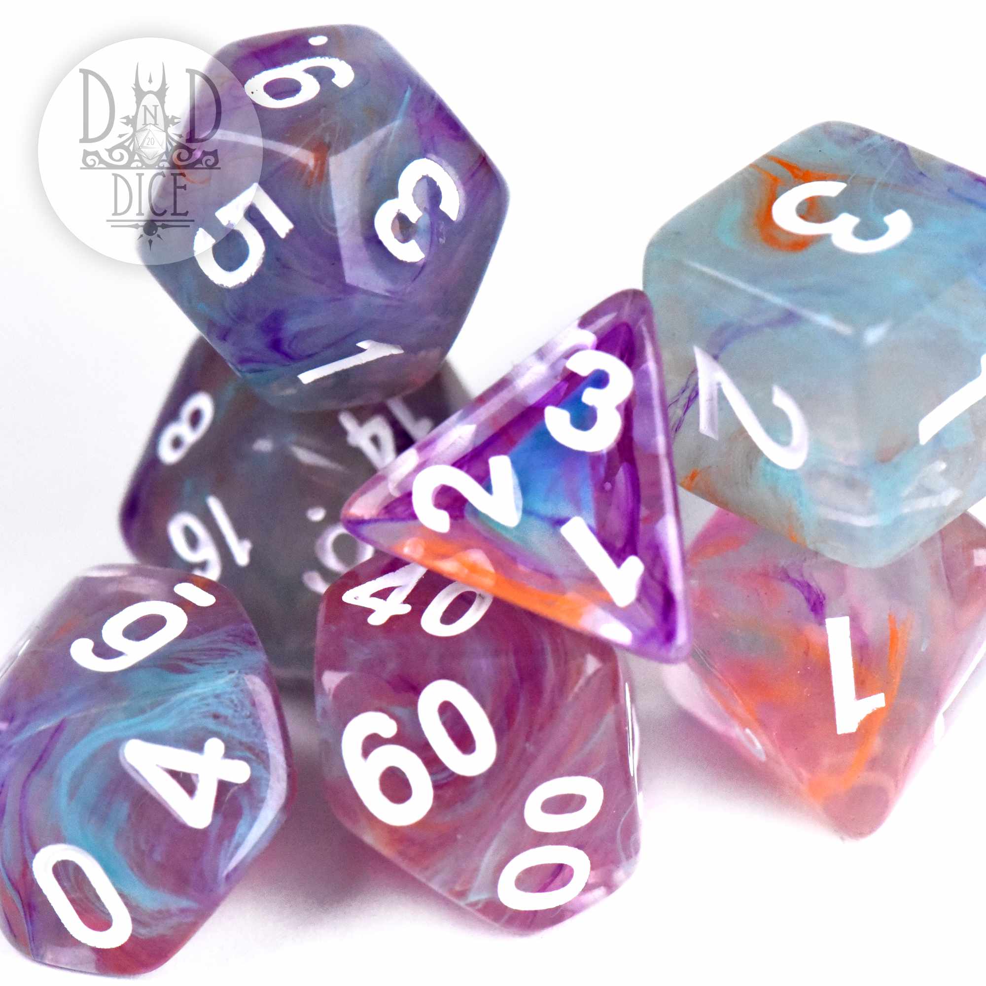 Mycelium Network Dice Set (Black Friday)