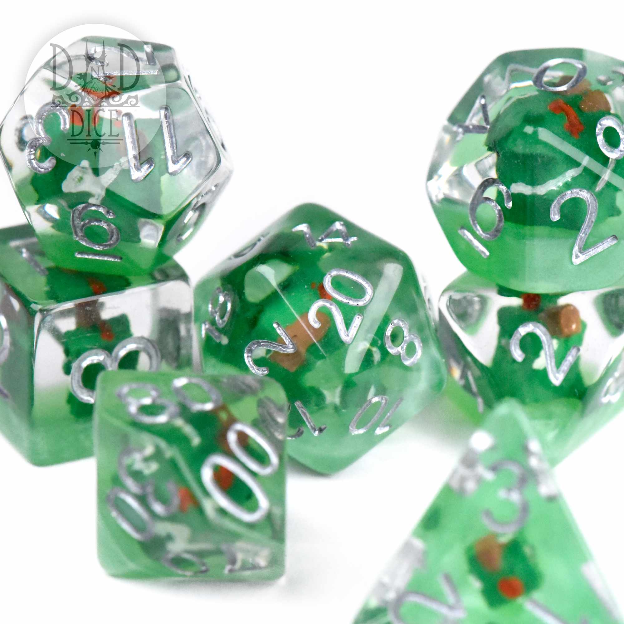 Gelatinous Cube Dice Set