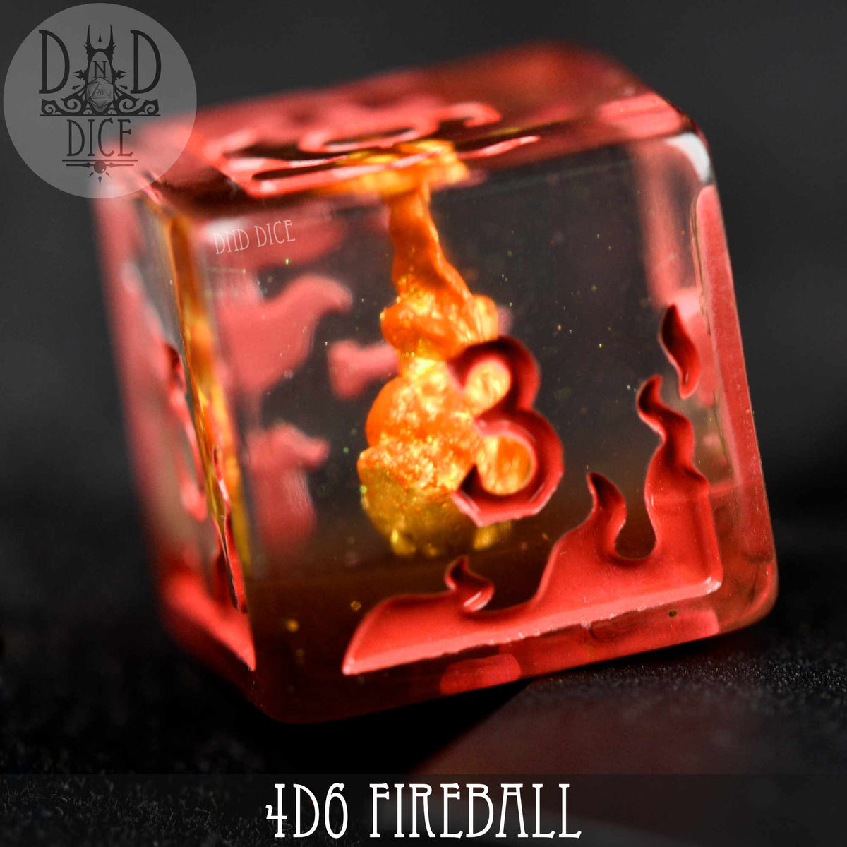 Fireball 4D6 Dice Set