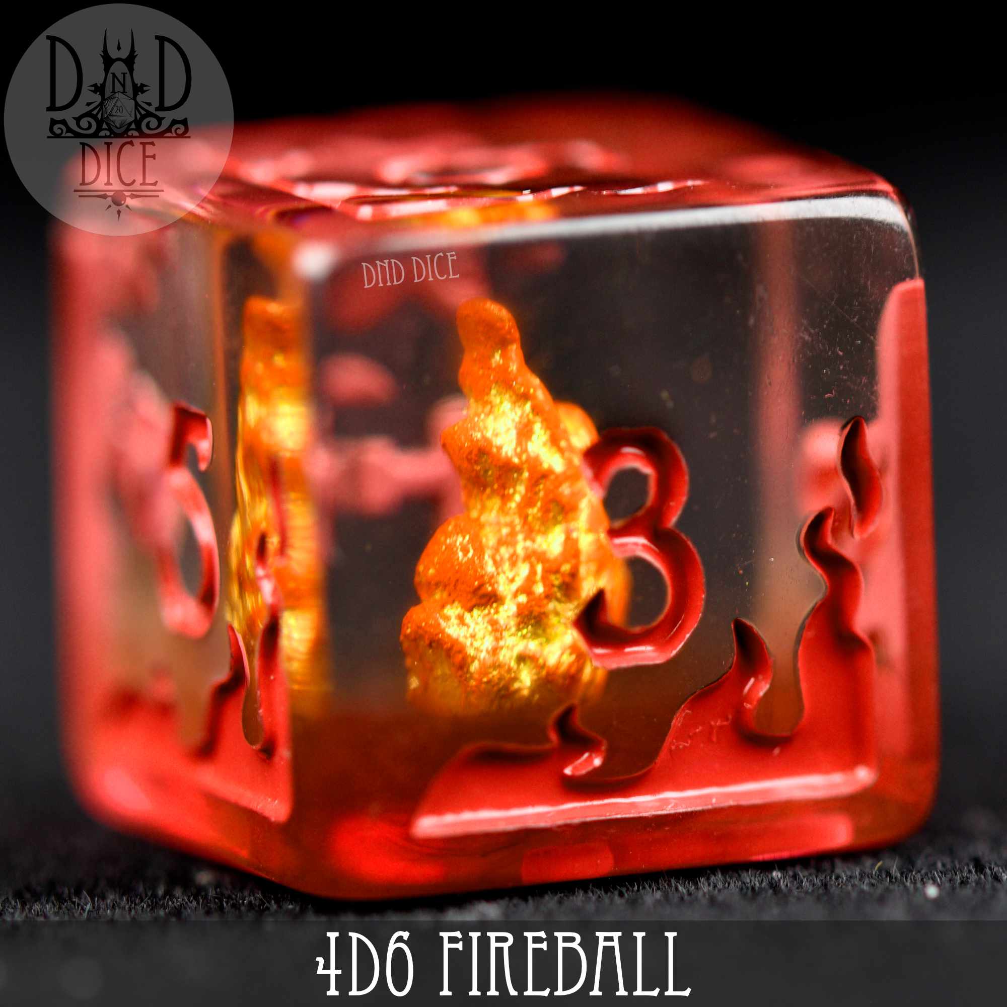 Fireball 4D6 Dice Set