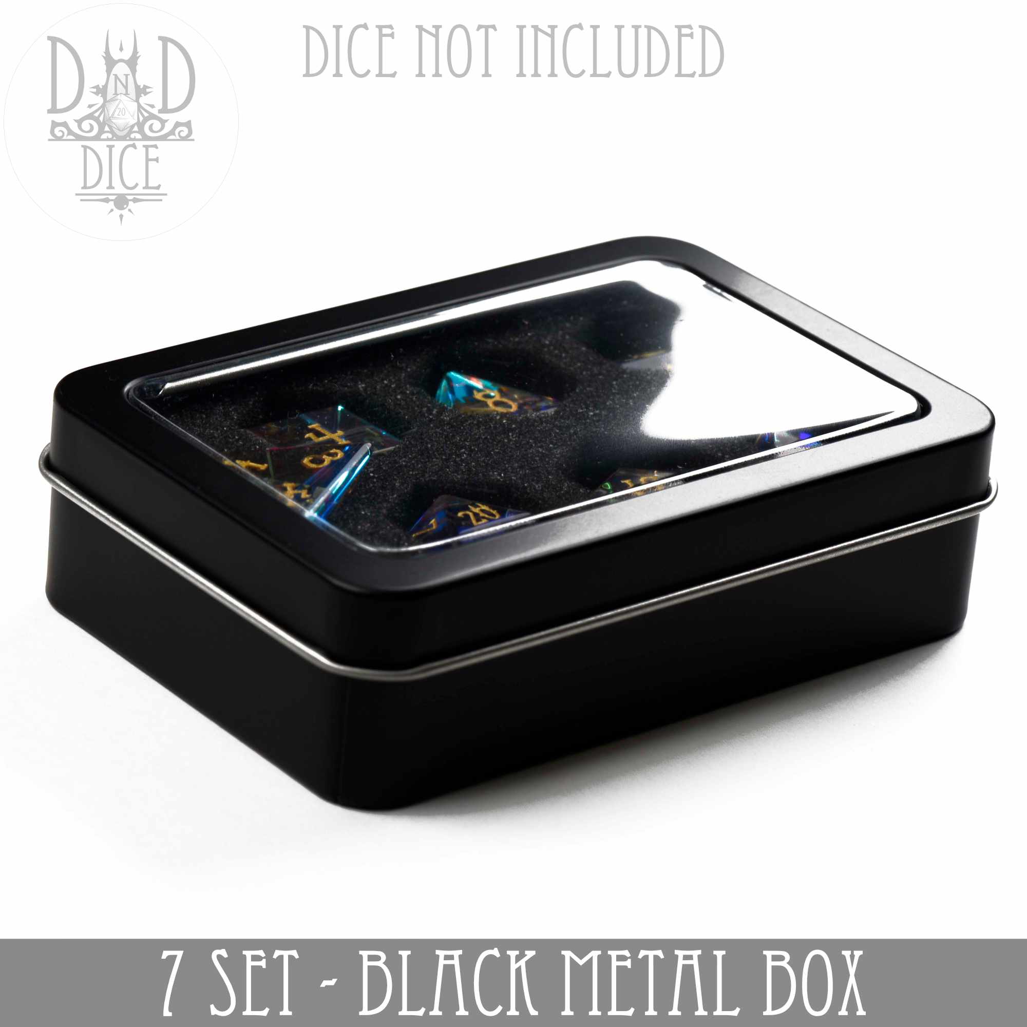 Metal Gift Box - 7 Dice Set