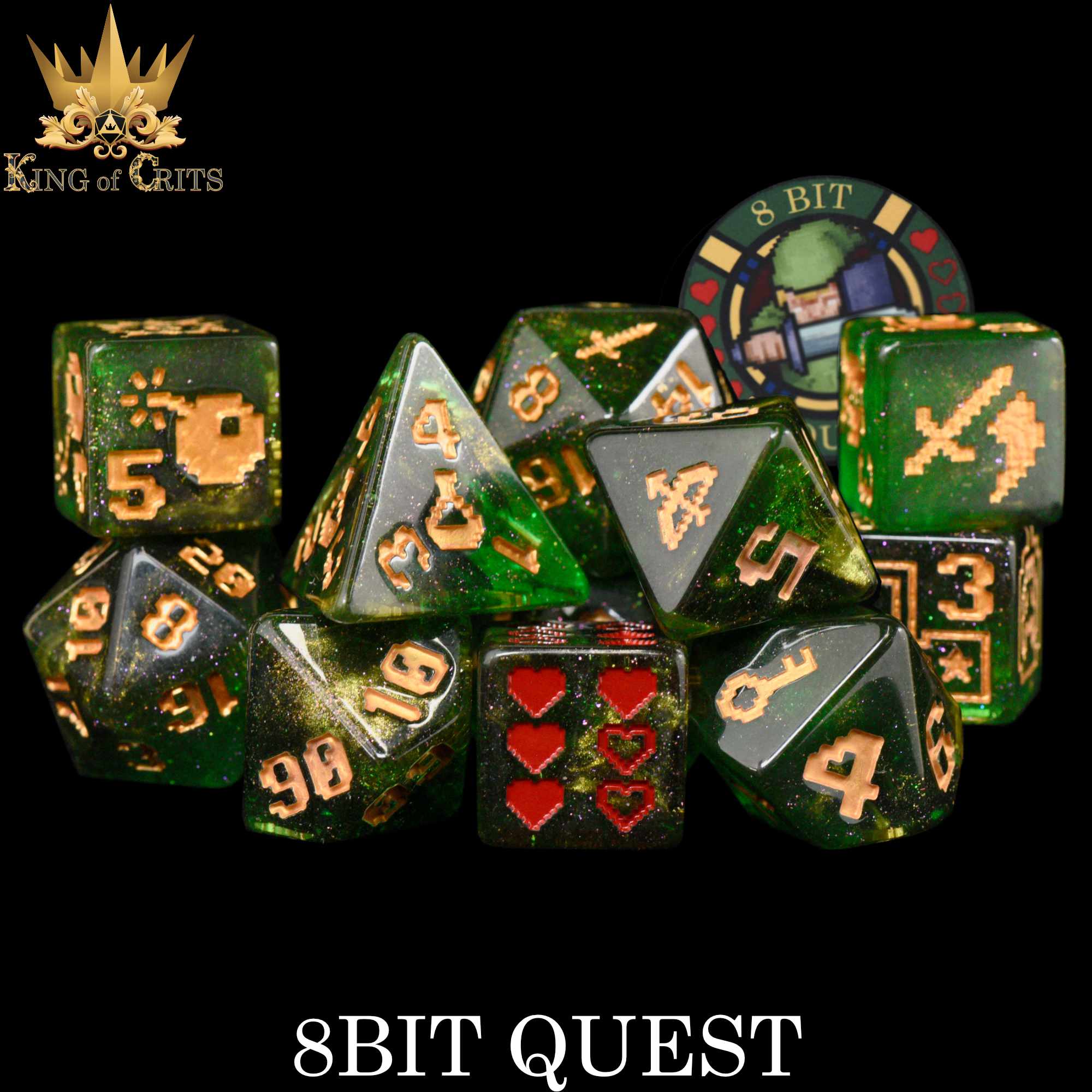 8BIT Quest 11 Dice Set