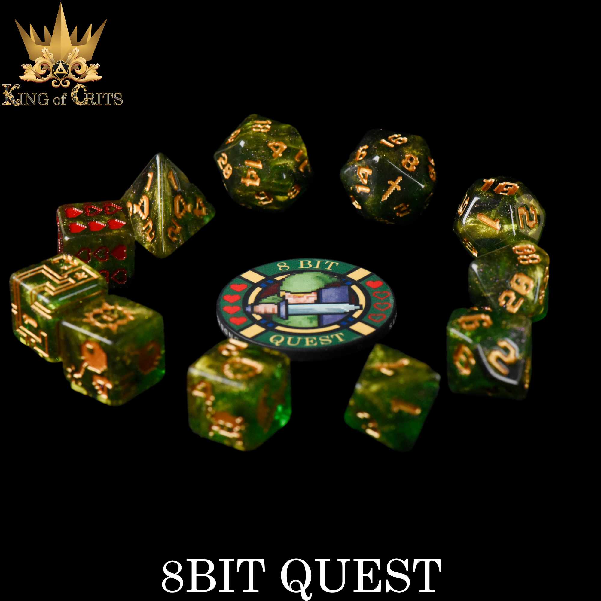 8BIT Quest 11 Dice Set